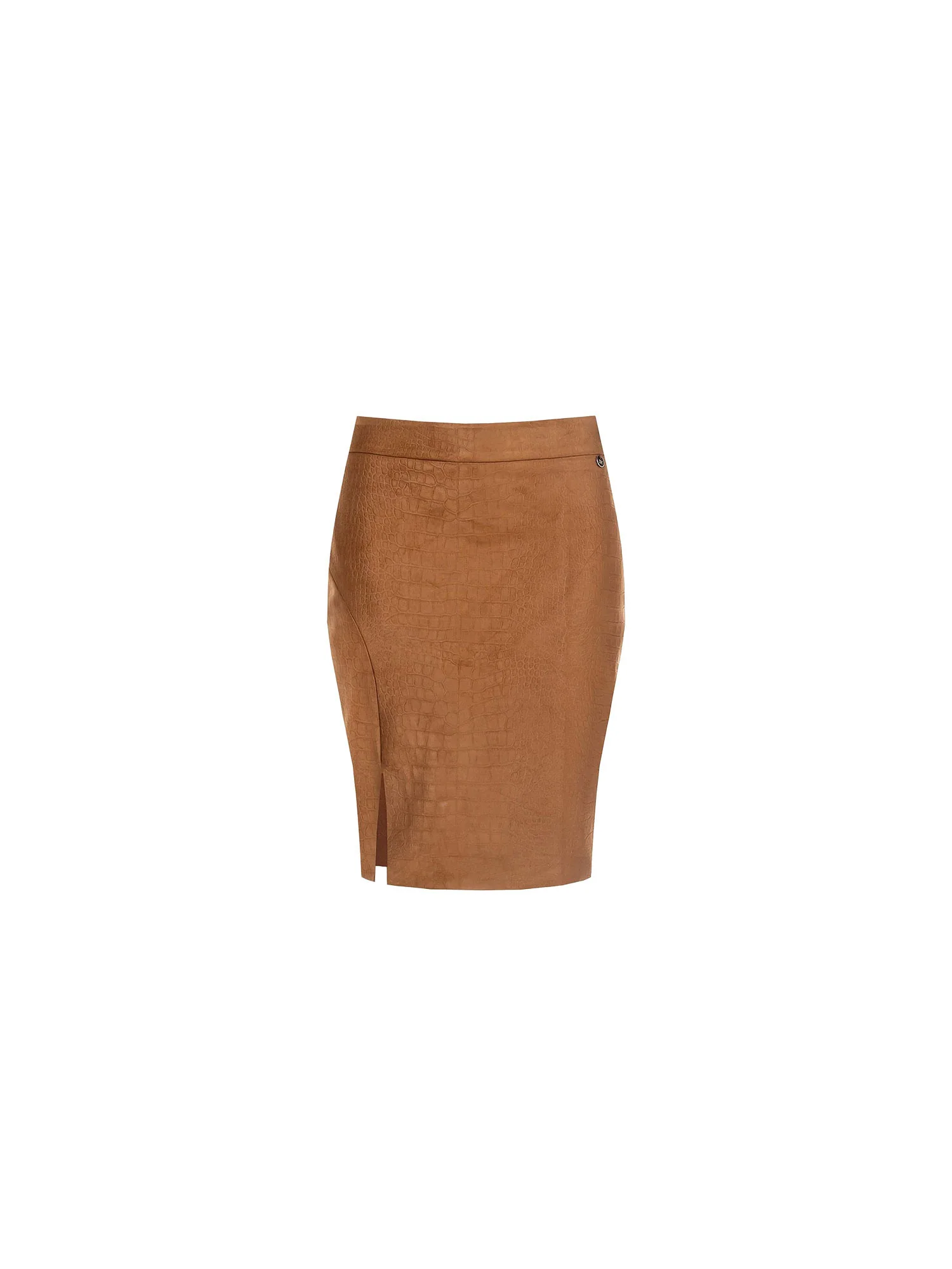 Gonna Rinascimento Donna fstyle croco camel