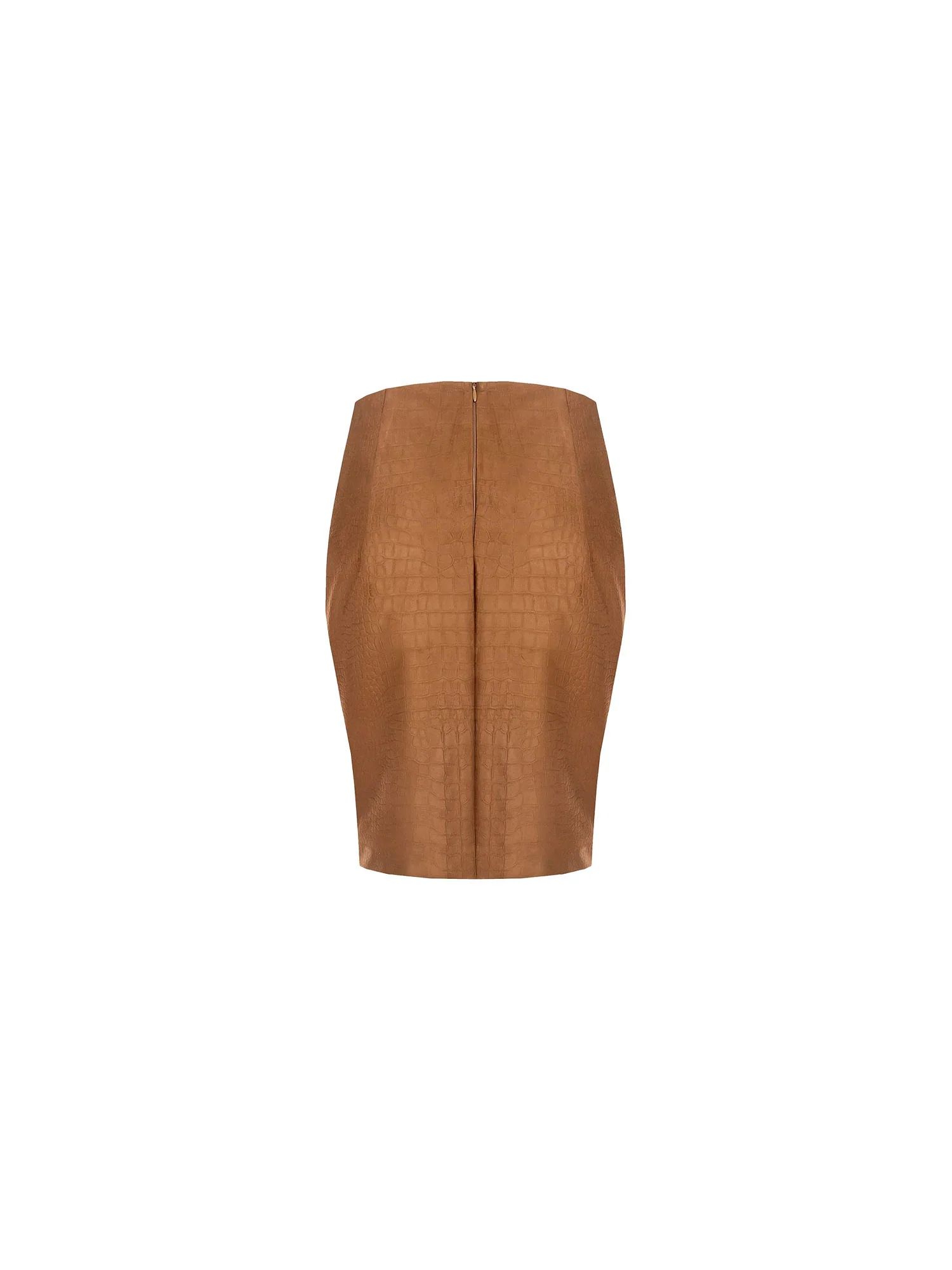 Gonna Rinascimento Donna fstyle croco camel - Image 2