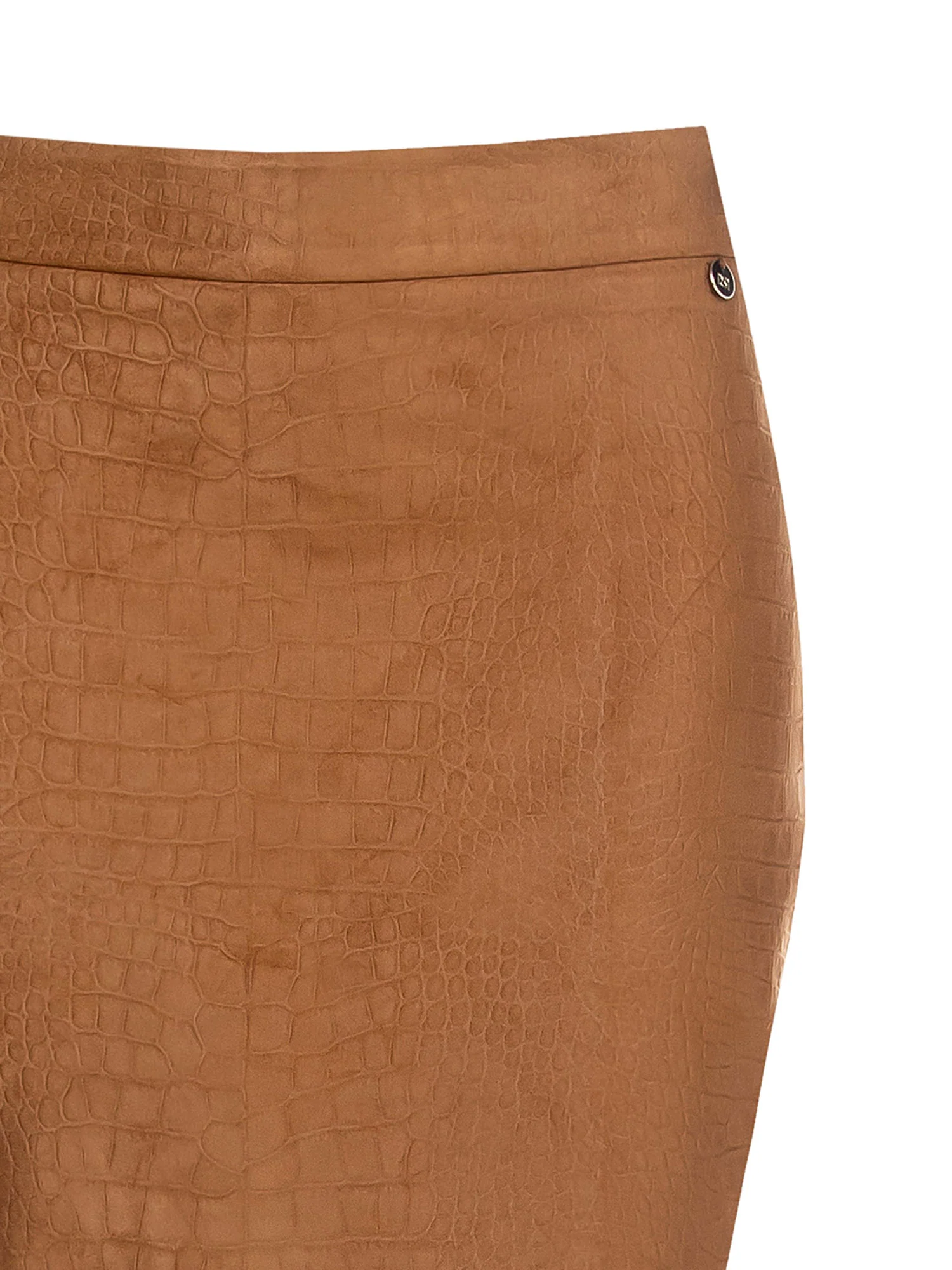 Gonna Rinascimento Donna fstyle croco camel - Image 3