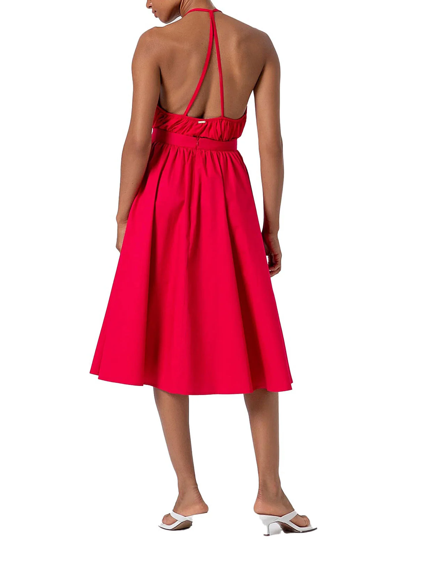 Gonna Fracomina Donna midi con ricamo fragola - Image 3