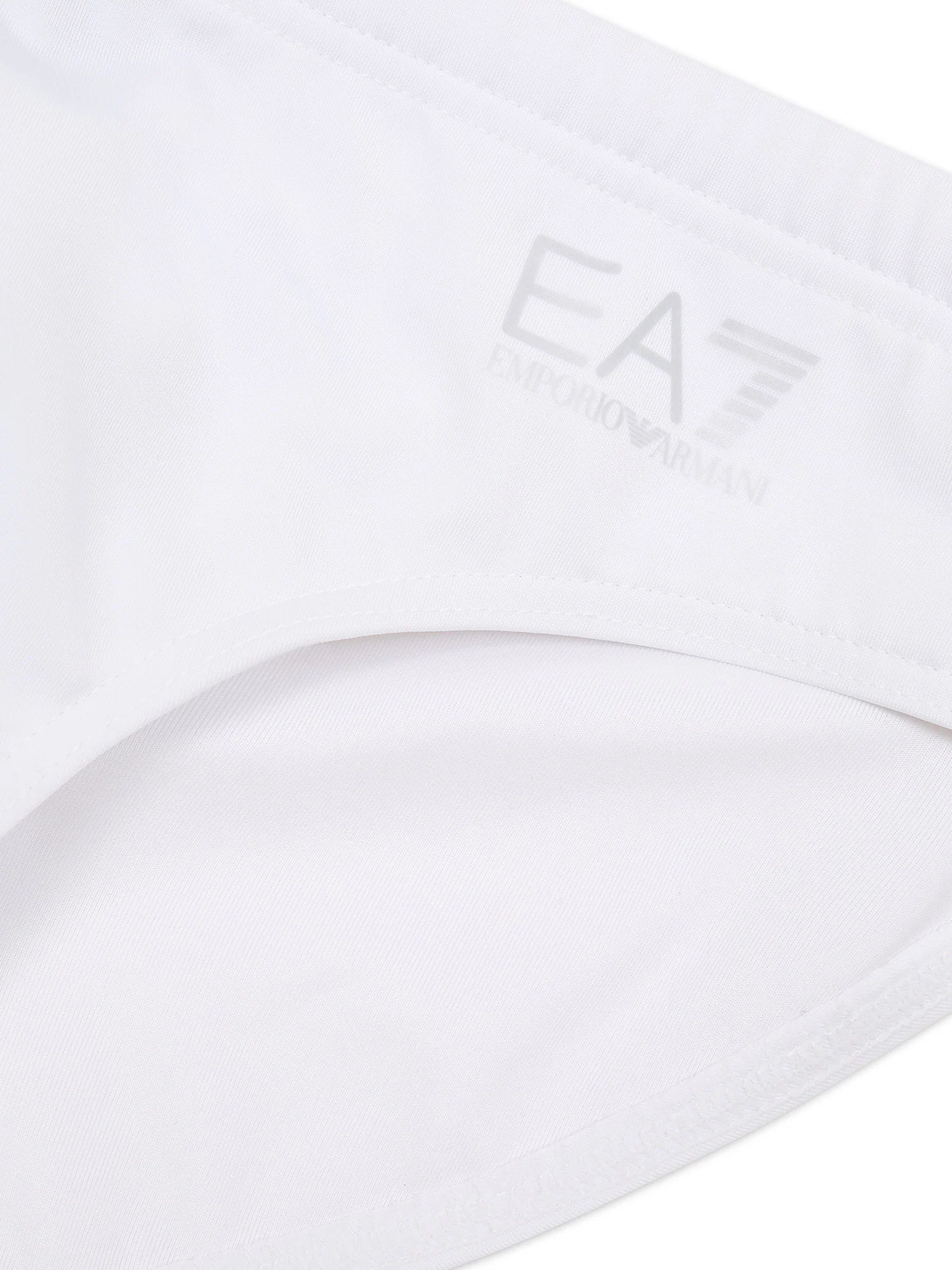 Slip mare in lycra bianco/argento - Image 4
