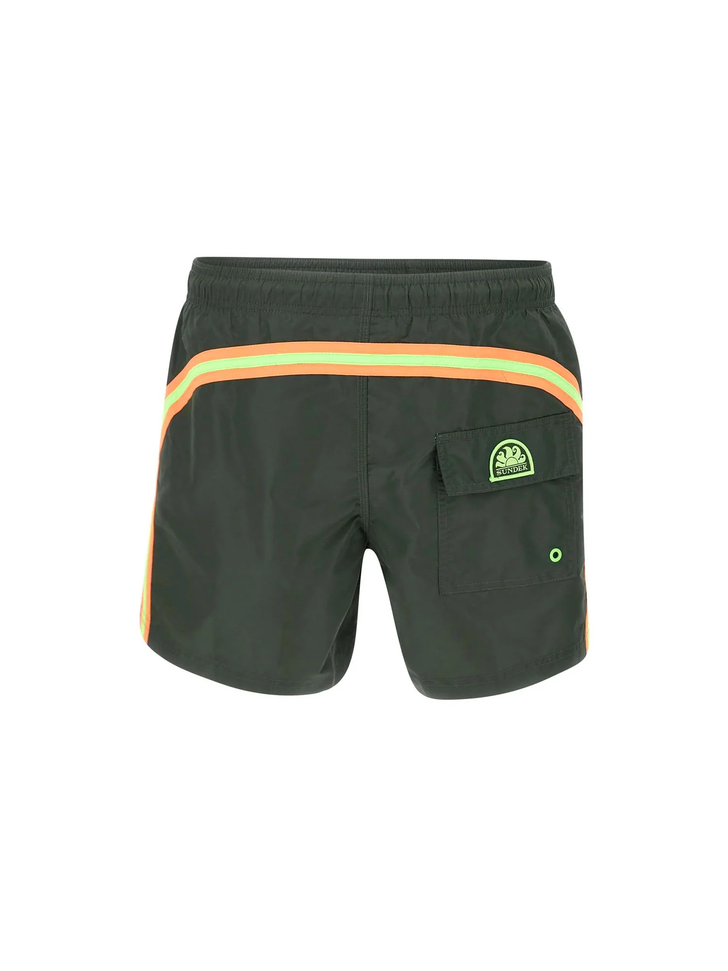 Short mare elastic waist verde - Image 3