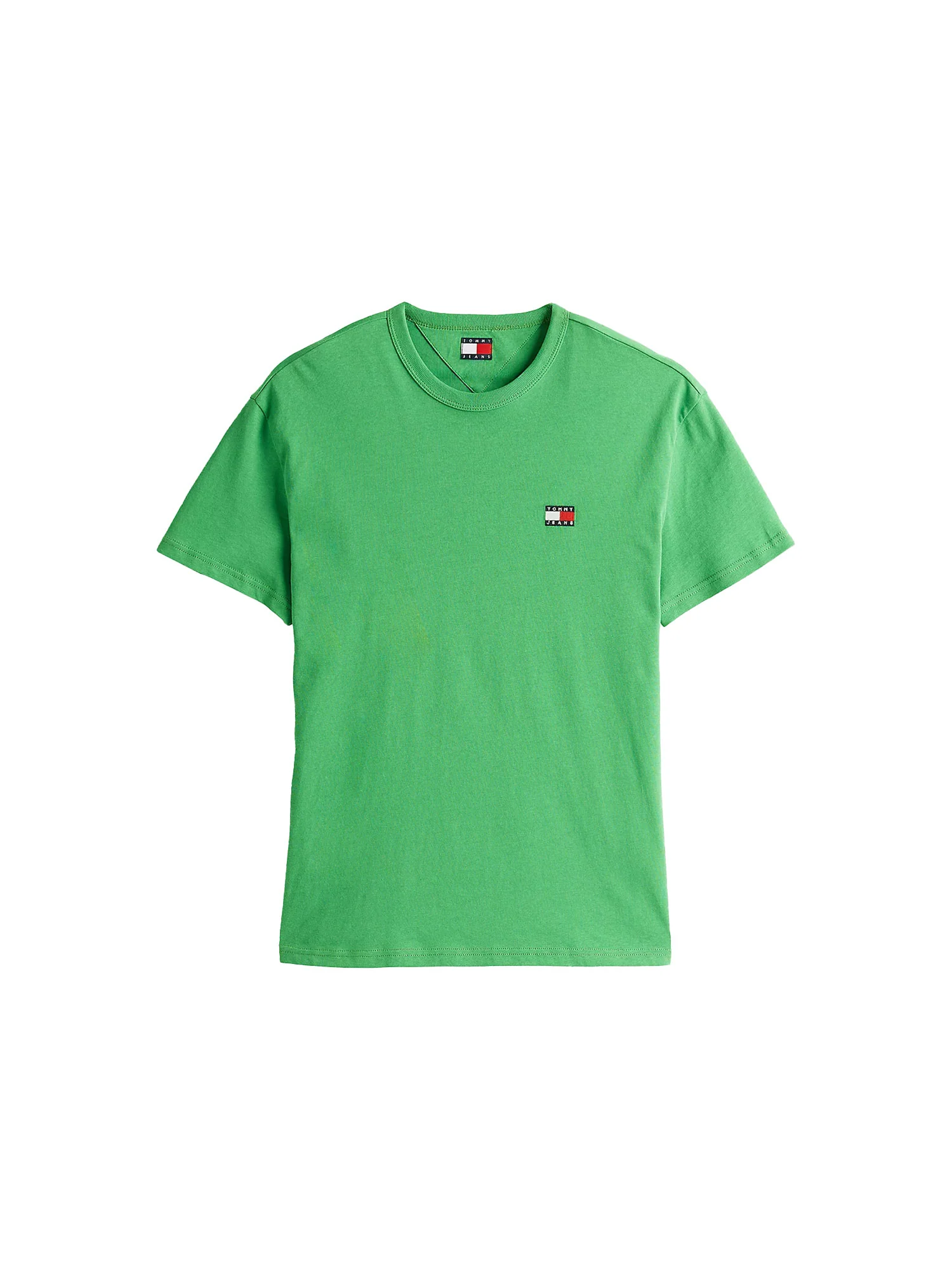 T-shirt TJM regular fit e logo badge verde - Image 4