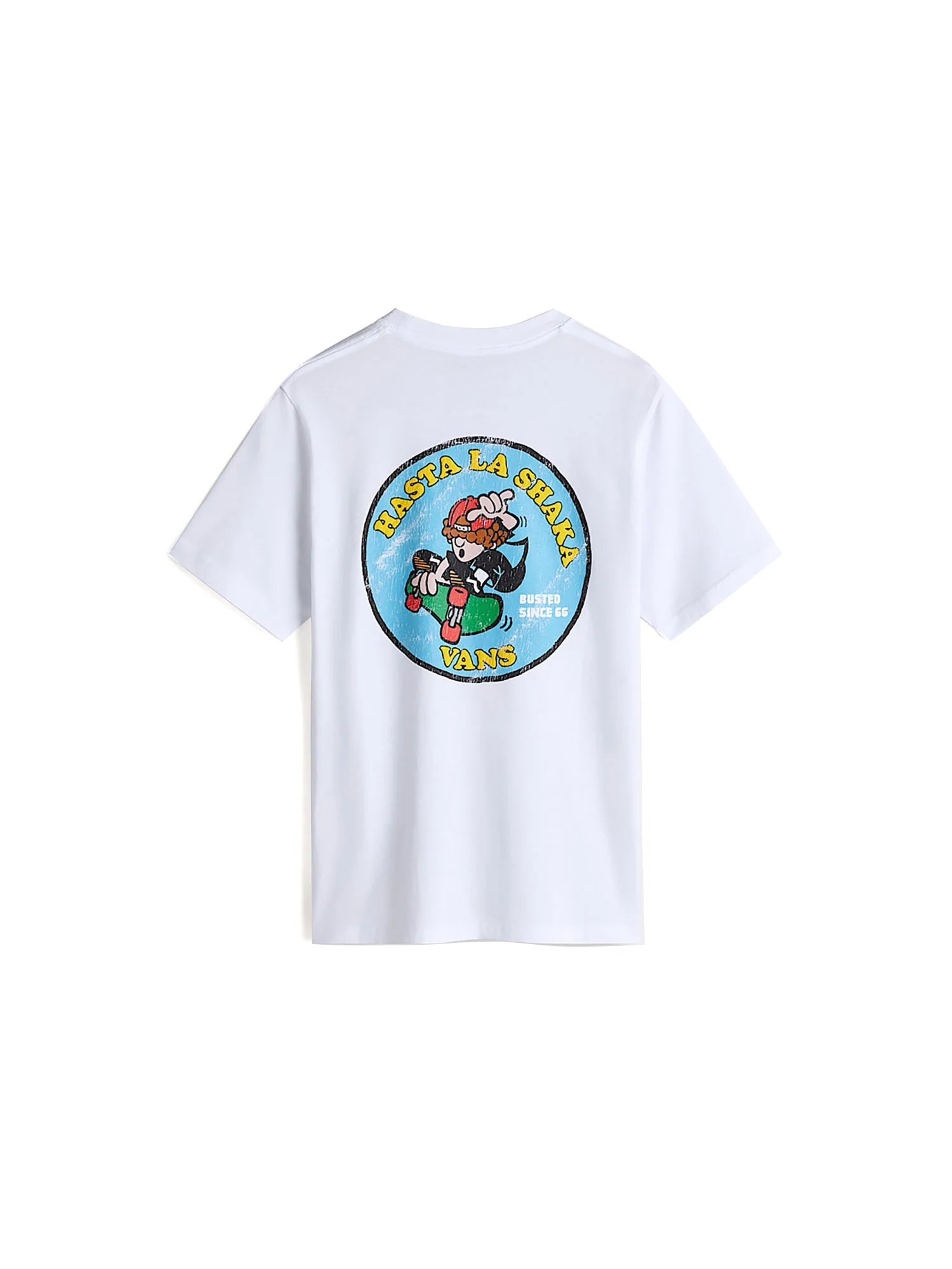 T-shirt stampa hasta la shaka bianco - Image 2