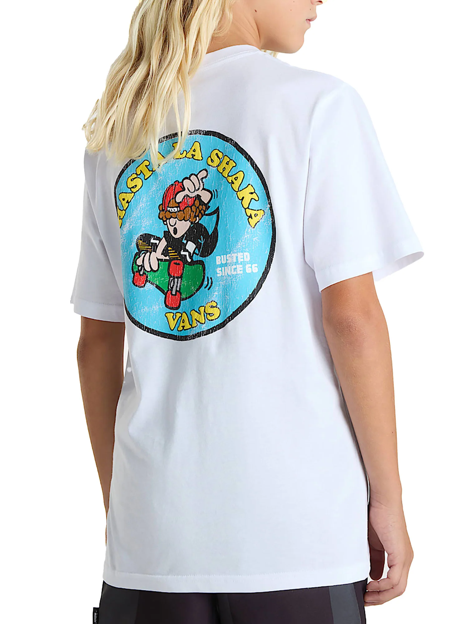 T-shirt stampa hasta la shaka bianco - Image 4