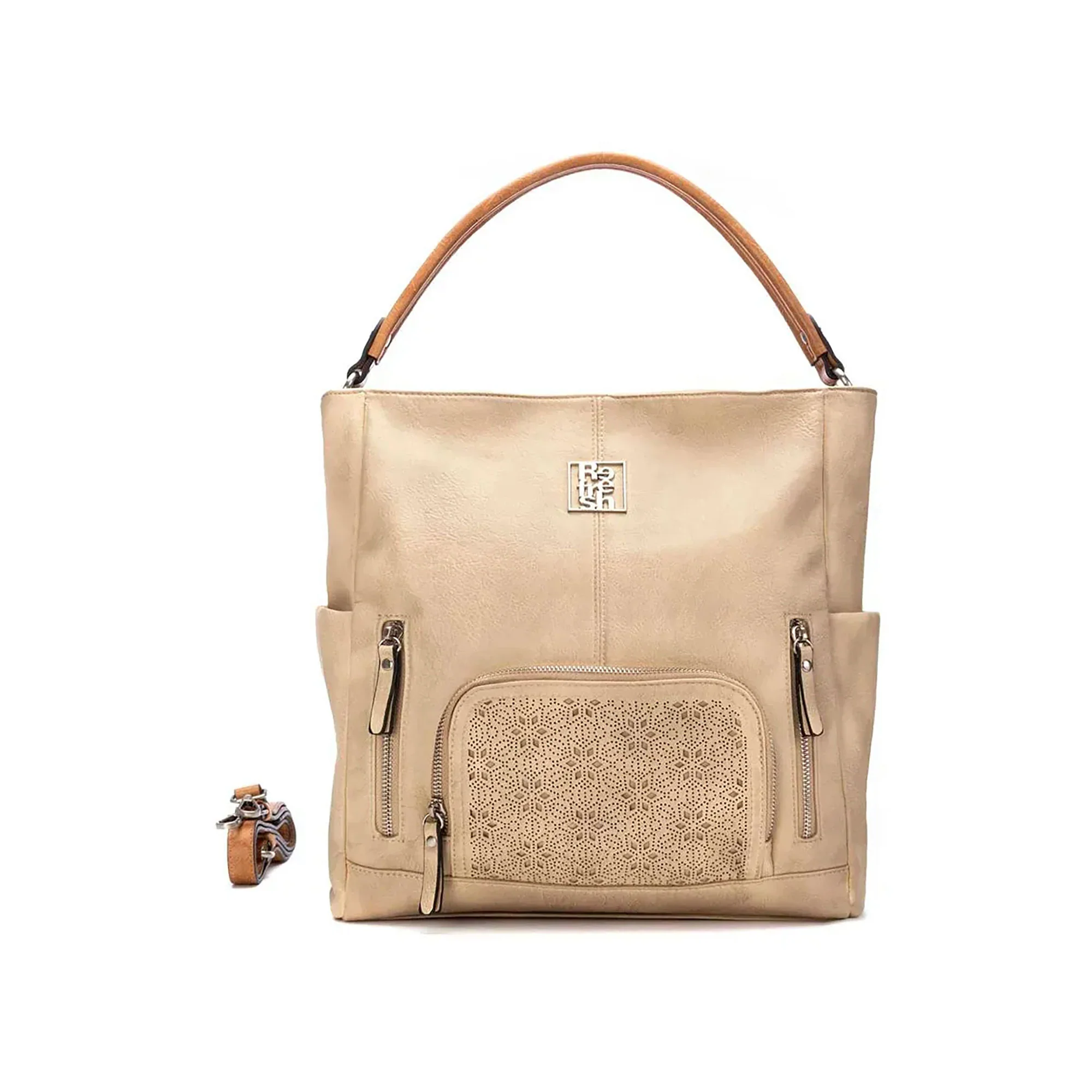 Borsa a spalla Refresh Donna beige