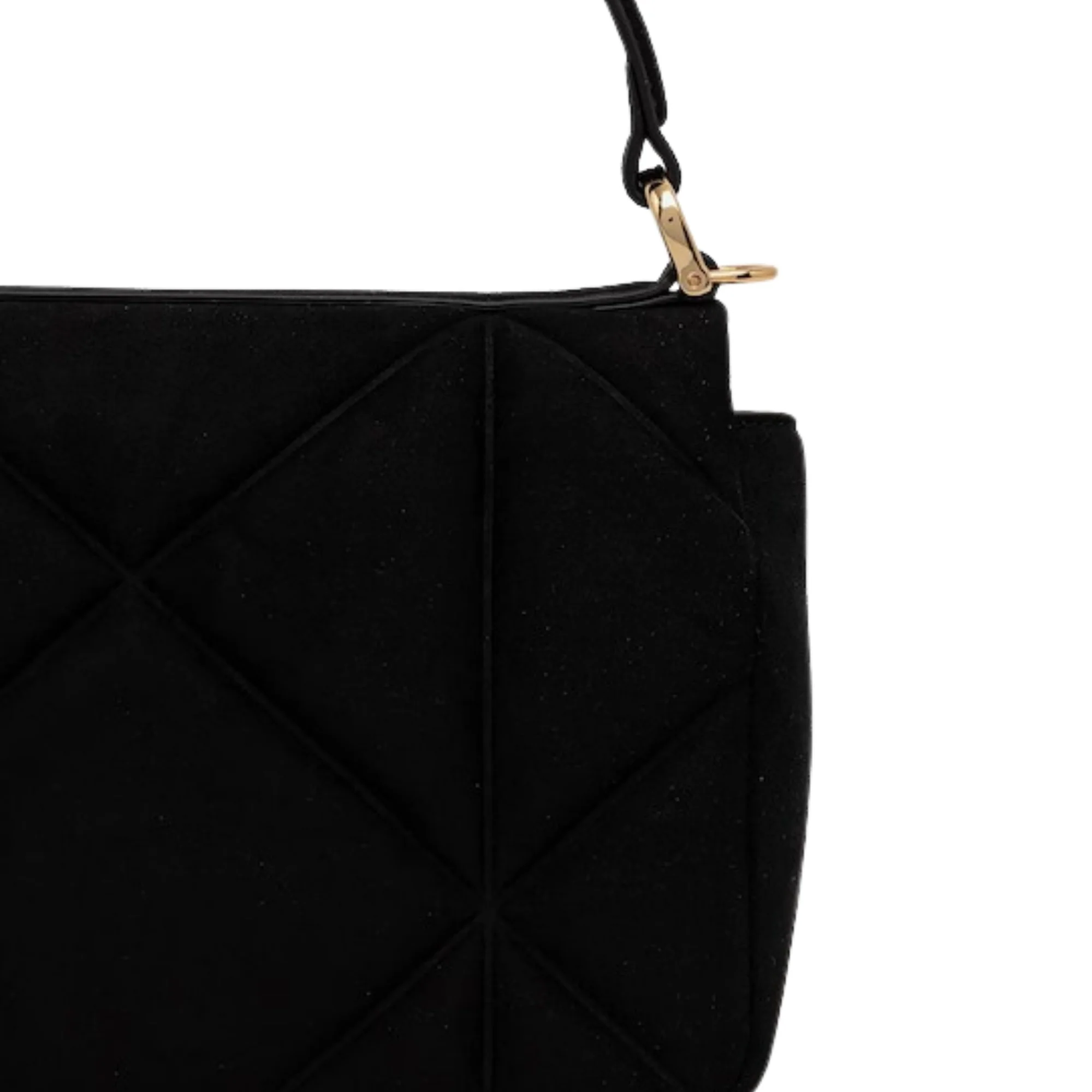 Borsa small mini Love Moschino handbag quilted velour nero - Image 3