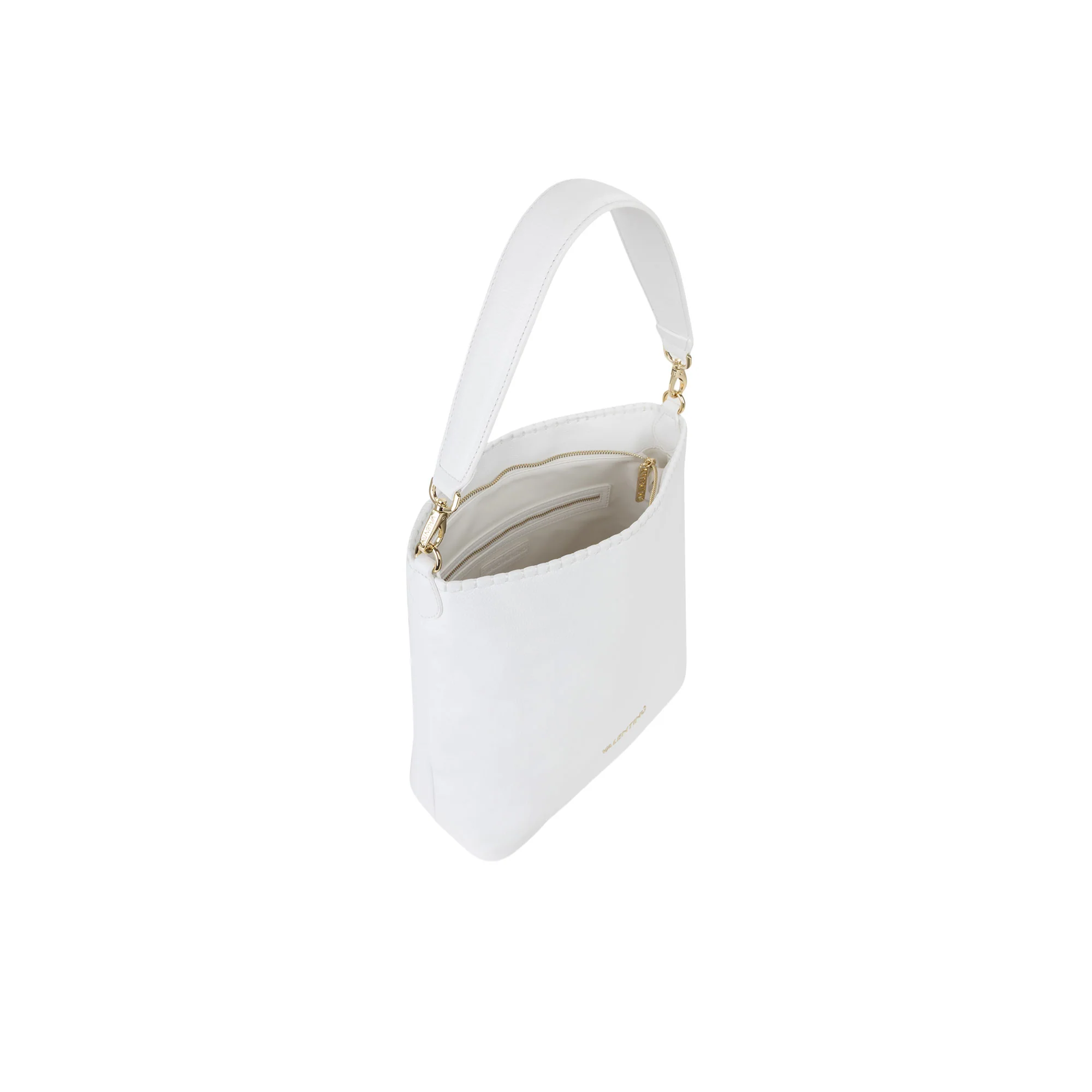 Borsa a spalla hobo Valentino donna Aleksandra bianco - Image 4