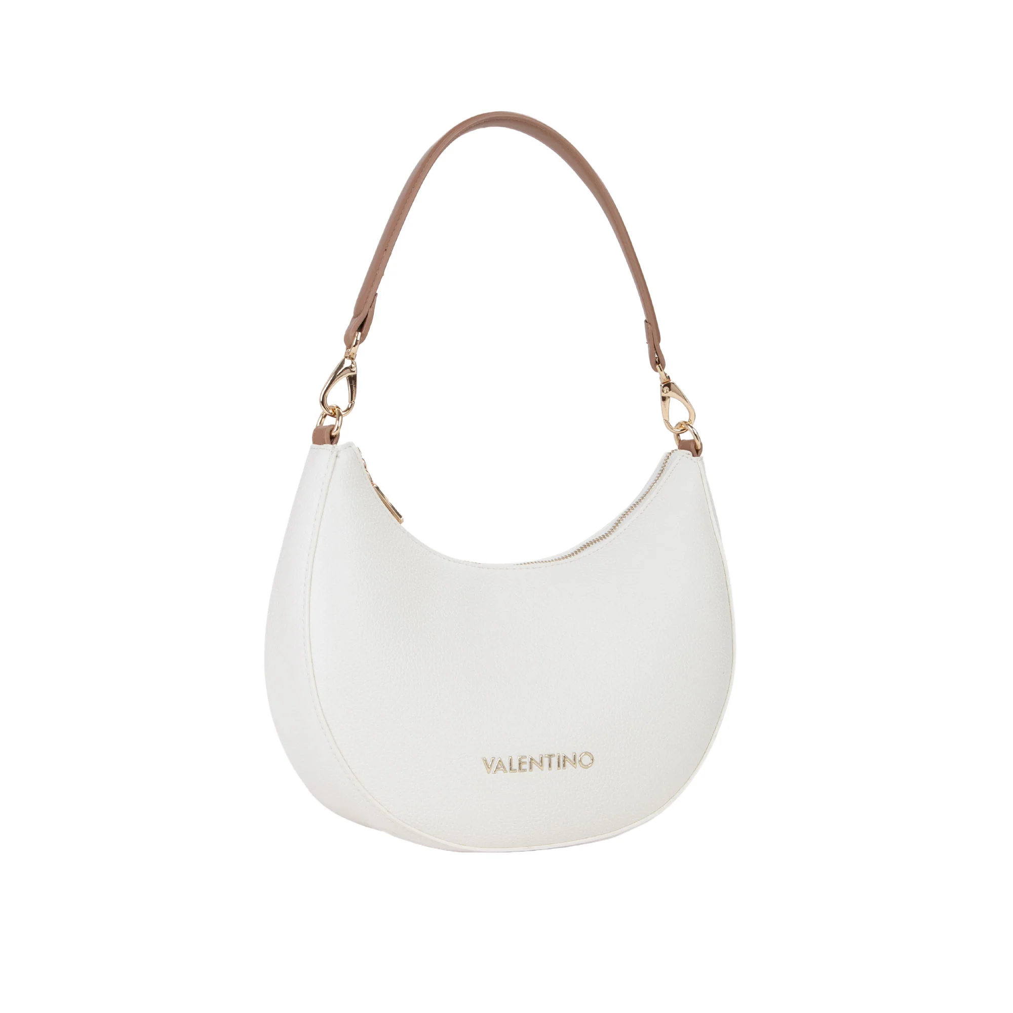 Borsa a spalla hobo Valentino donna Alexia bianco/cuoio - Image 3