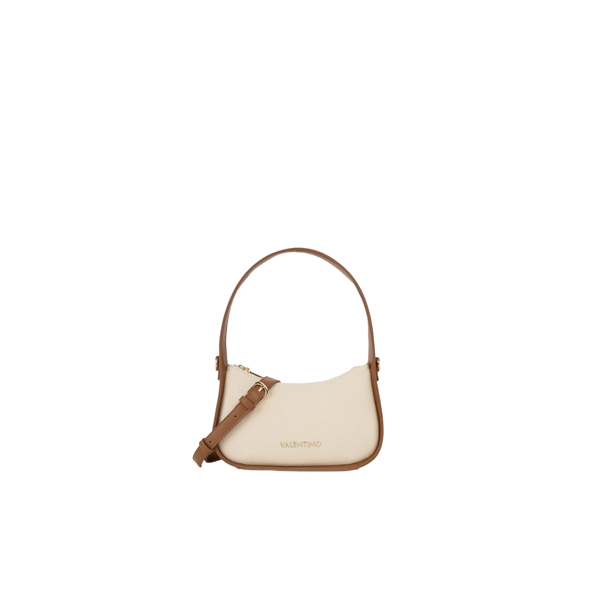 Borsa a mano hobo Valentino donna Atena Re naturale/cuoio