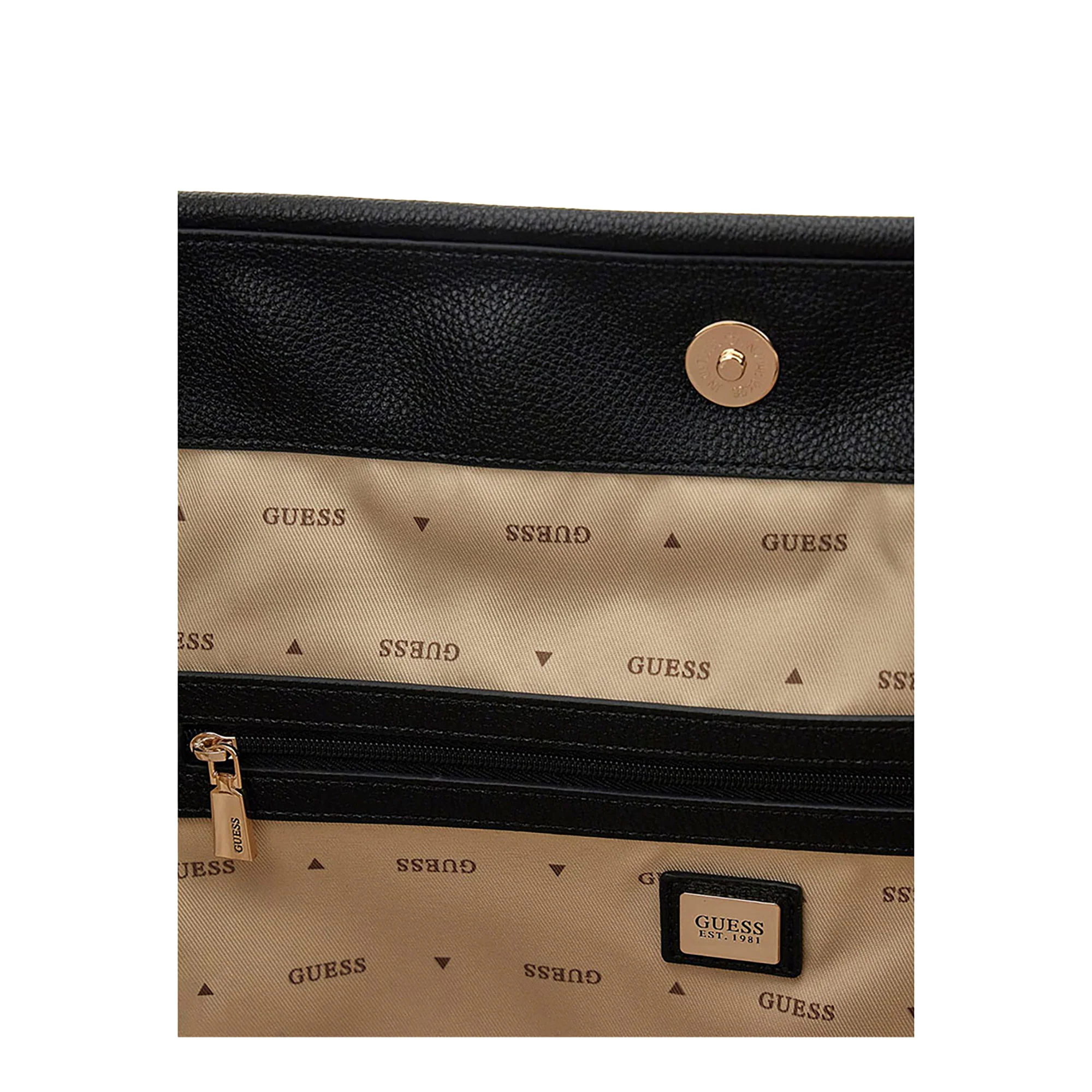 Borsa a spalla Guess donna Danya nero - Image 3