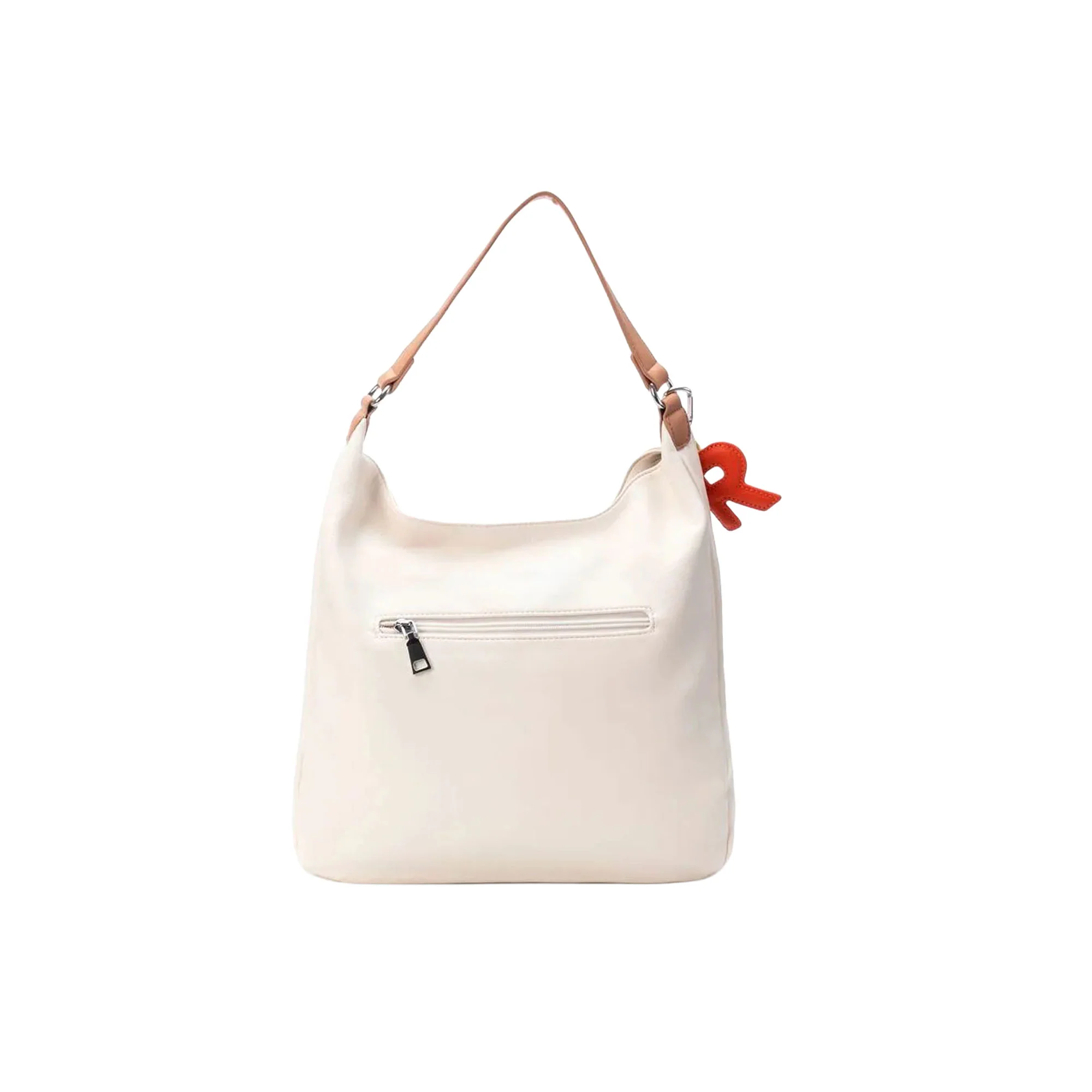 Borsa Refresh a spalla donna in ecopelle
 Bianco - Image 2