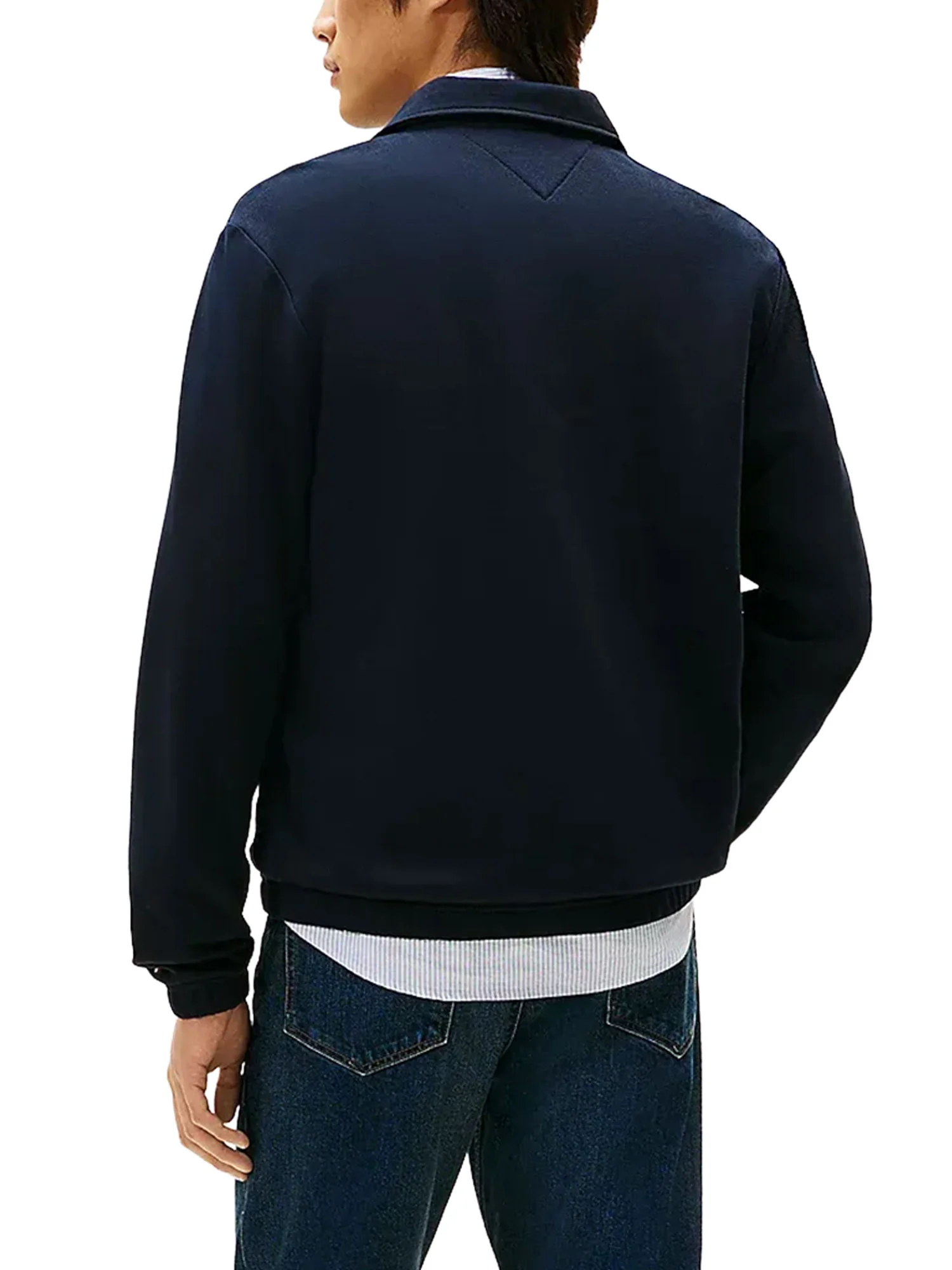 Giacca Tommy Hillfiger modello ivy modello essential terry blu - Image 6
