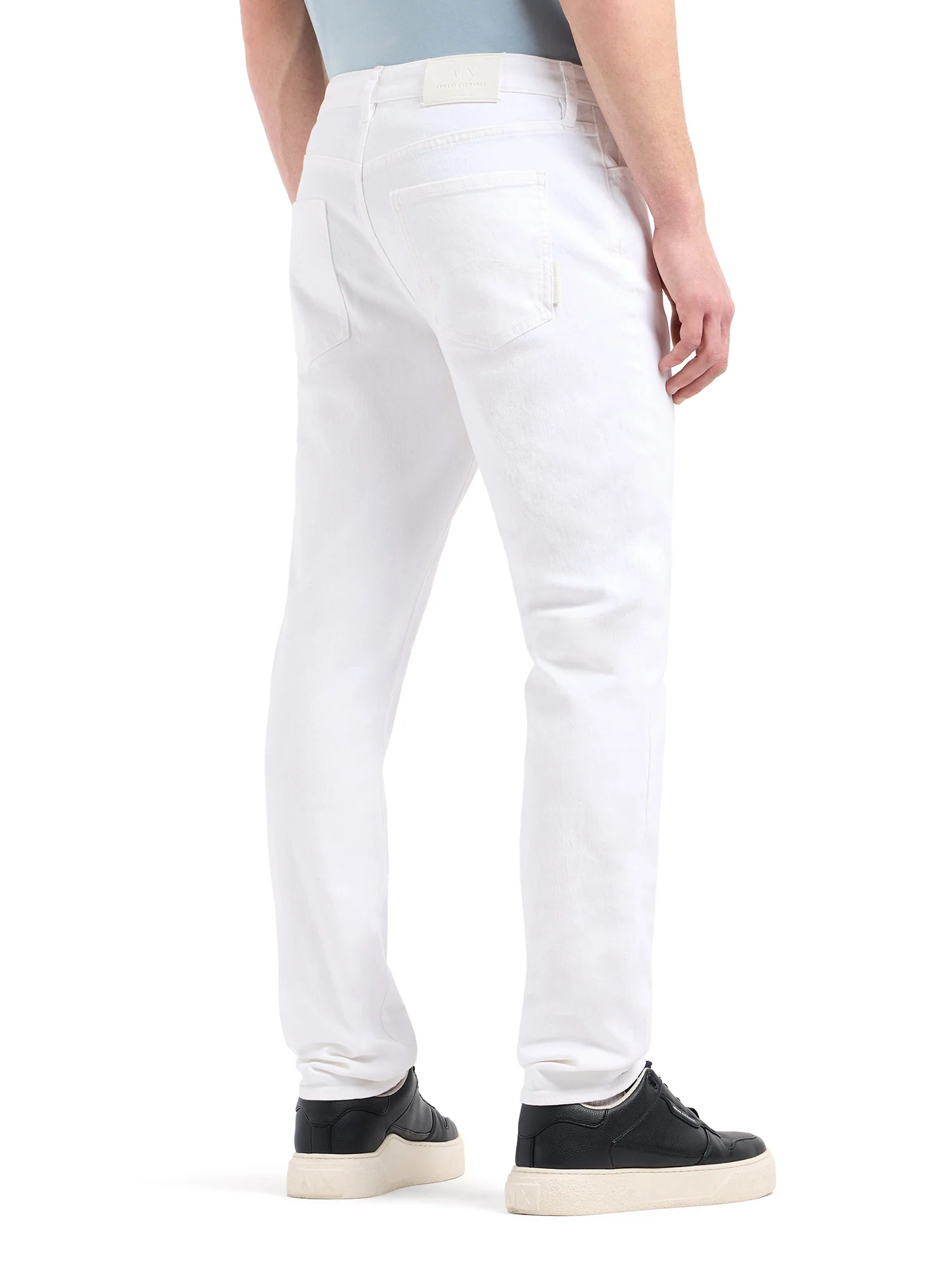 Jeans 5 tasche slim fit denim bianco - Image 2