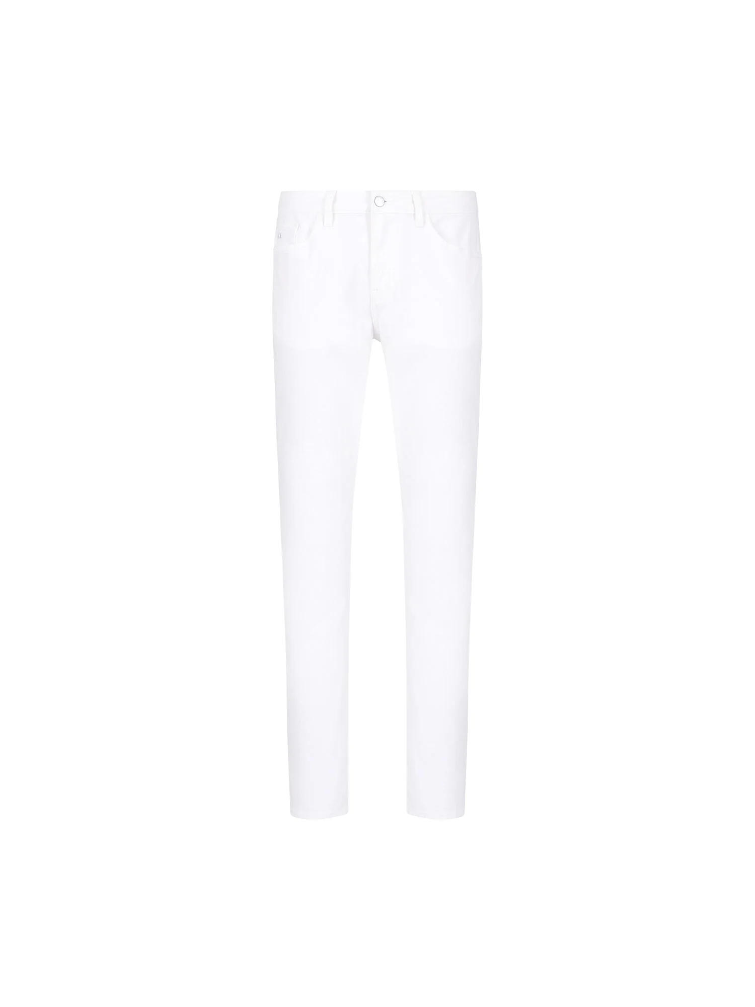 Jeans 5 tasche slim fit denim bianco - Image 4