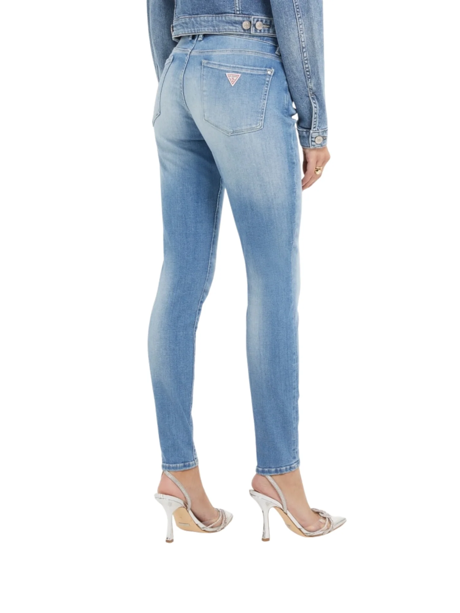 Jeans Guess donna modello annette denim chiaro - Image 2