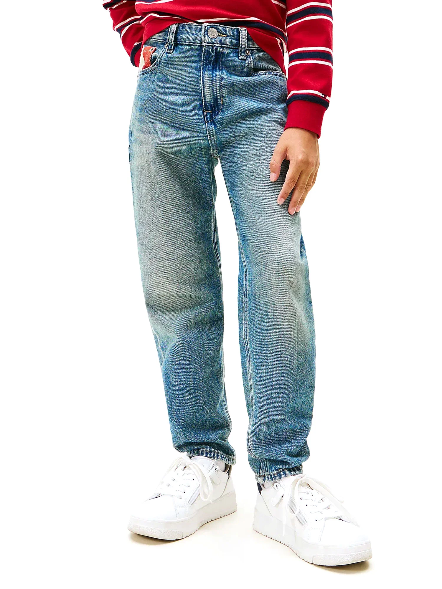 Jeans Tommy Hilfiger bambino archive flag denim vintage - Image 2