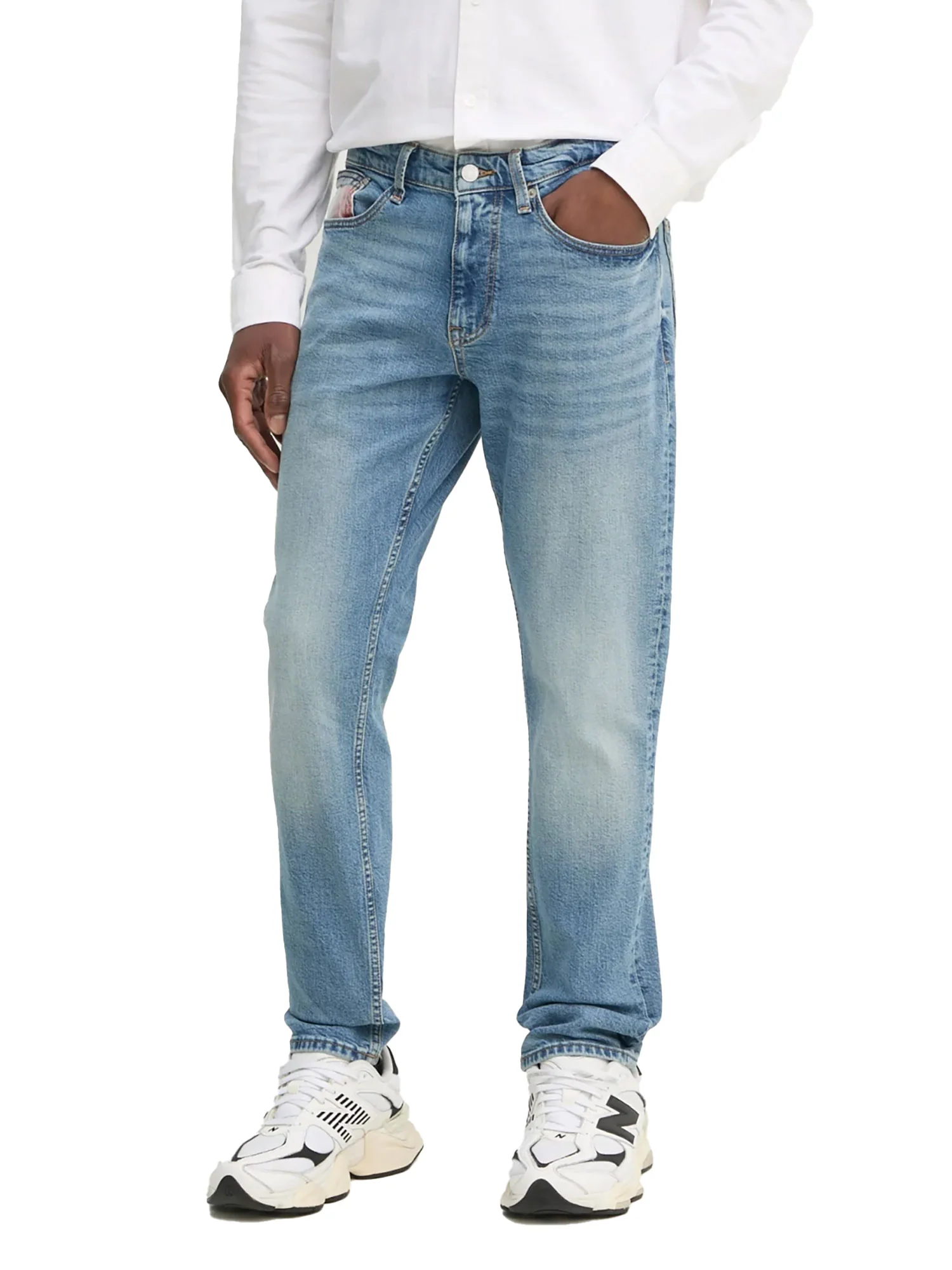 Jeans austin slim fit in denim chiaro