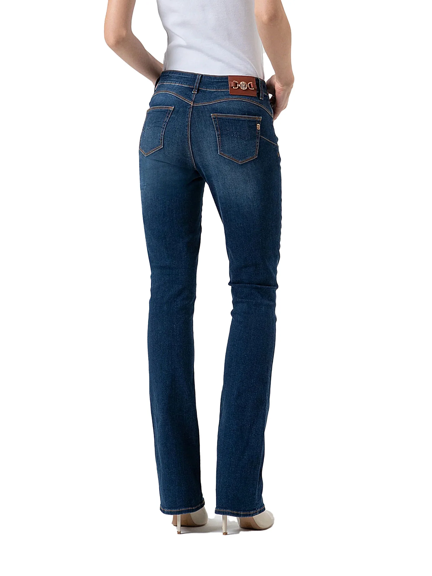 Jeans Fracomina donna Bella B bootcut denim scuro - Image 2