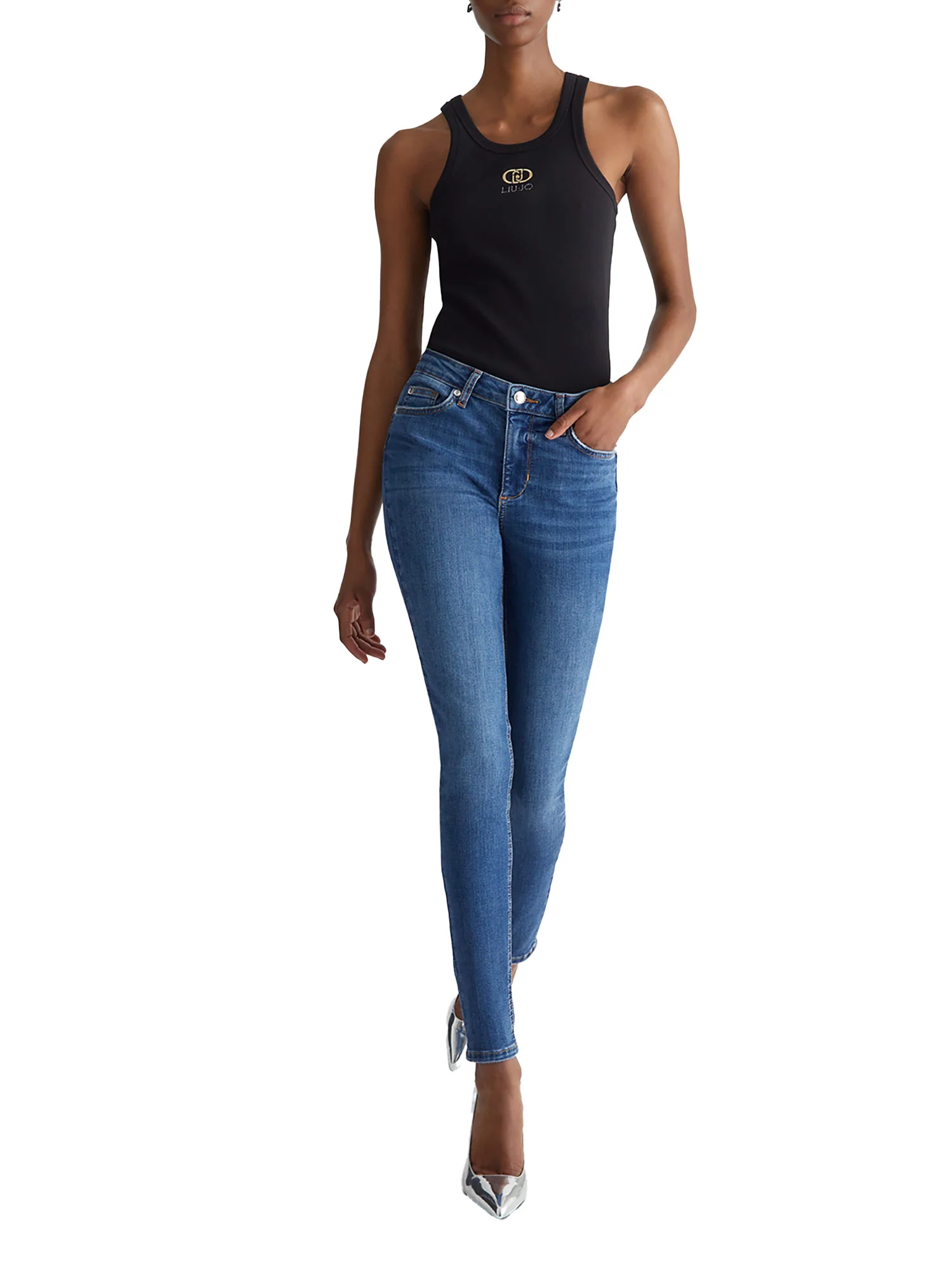 Jeans bottom up divine hw denim medio - Image 4