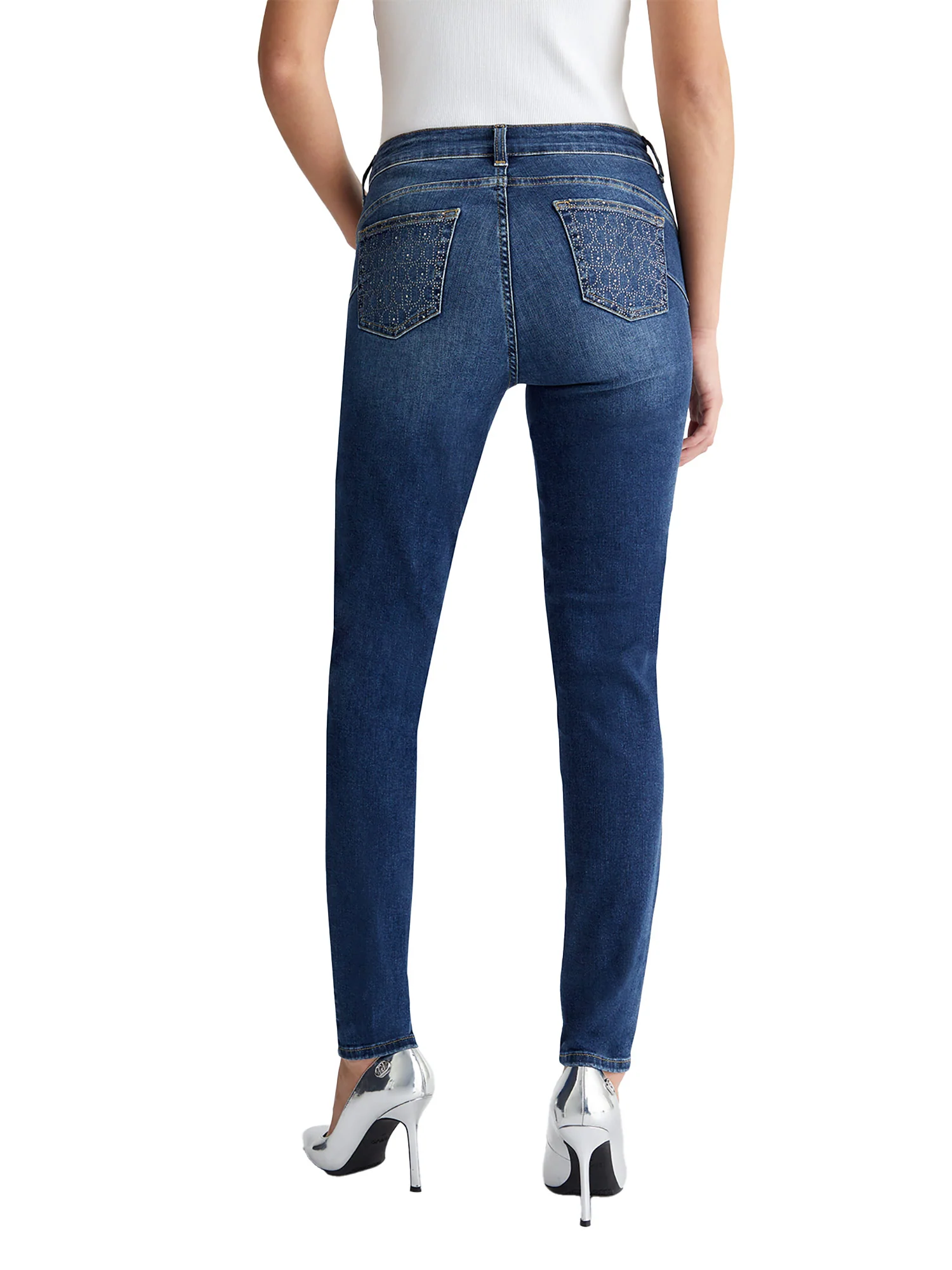 Jeans bottom up Divine hw denim medio - Image 2