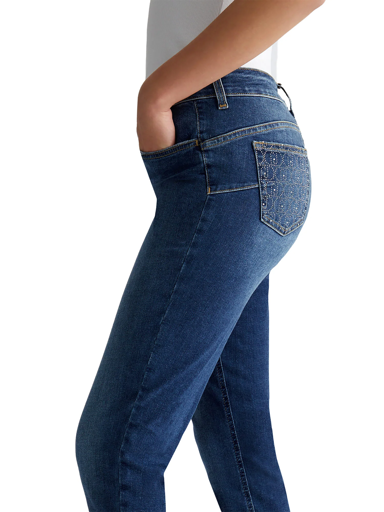 Jeans bottom up Divine hw denim medio - Image 3