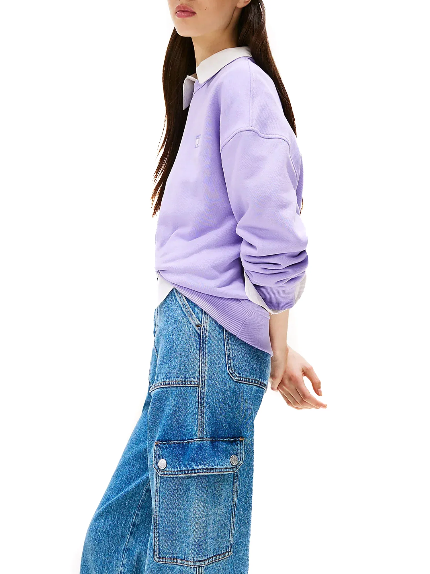 Jeans Claire Cargo denim medio - Image 3