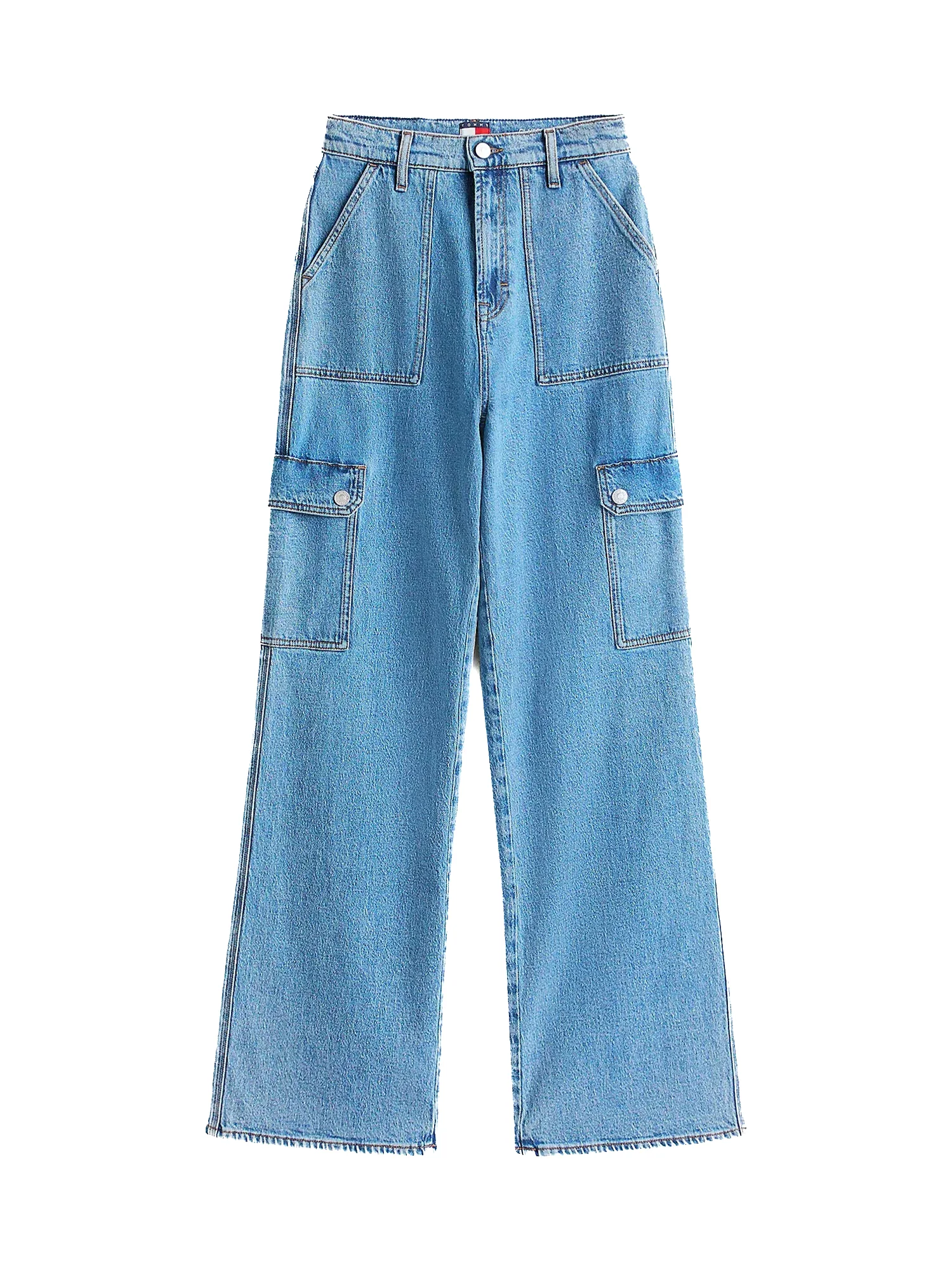Jeans Claire Cargo denim medio - Image 8