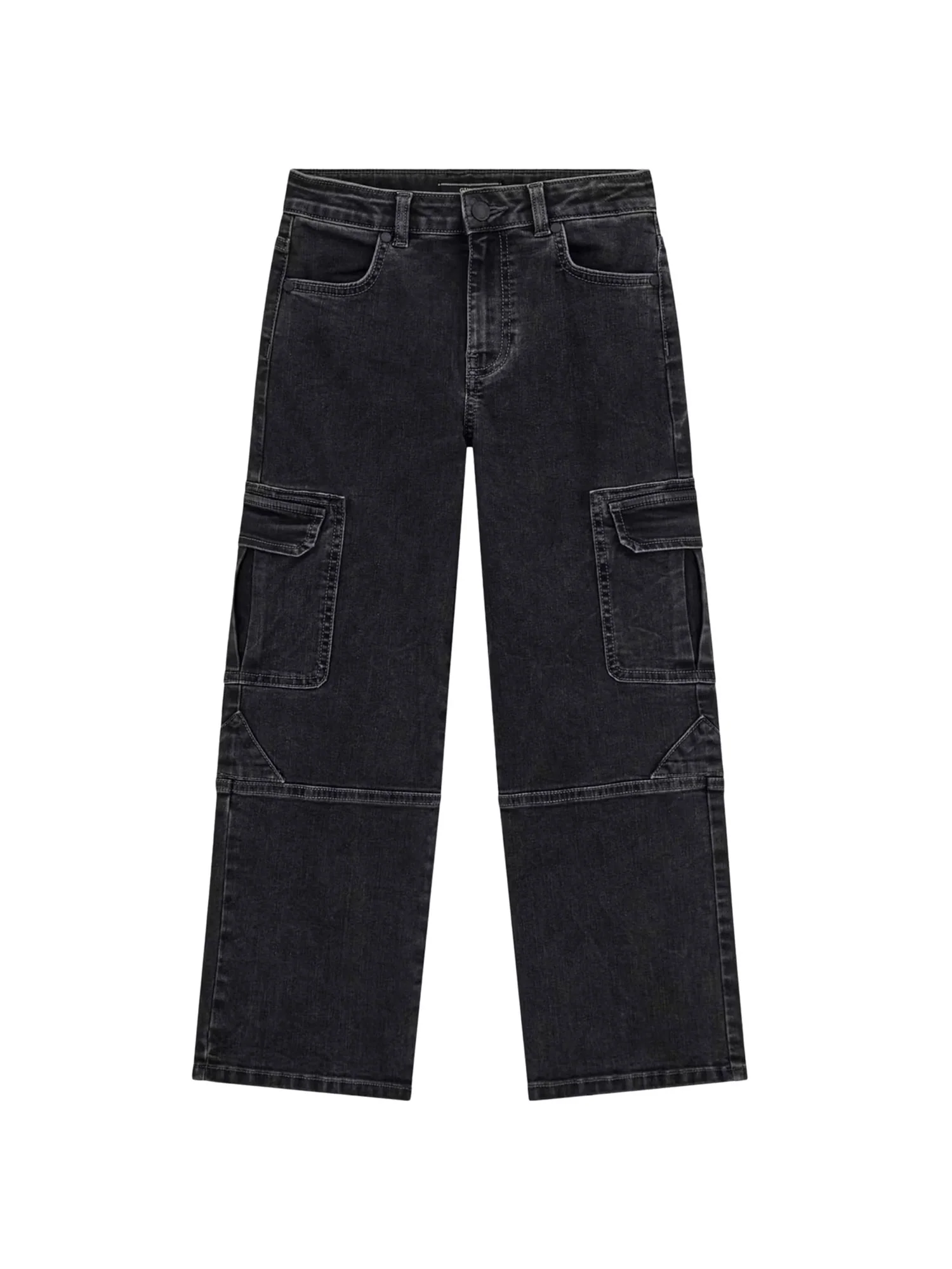 Jeans cargo oversize Guess ragazzo black denim