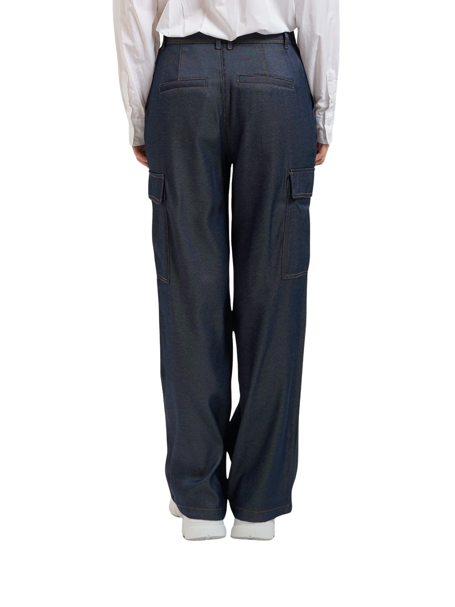 Jeans cargo Guess donna modello regine denim blue - Image 4