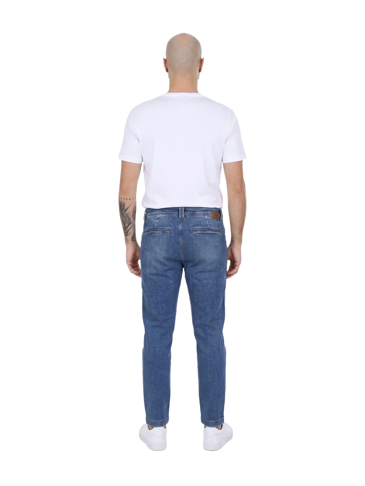 Jeans Yes Zee Uomo chino stretch Denim blue - Image 2