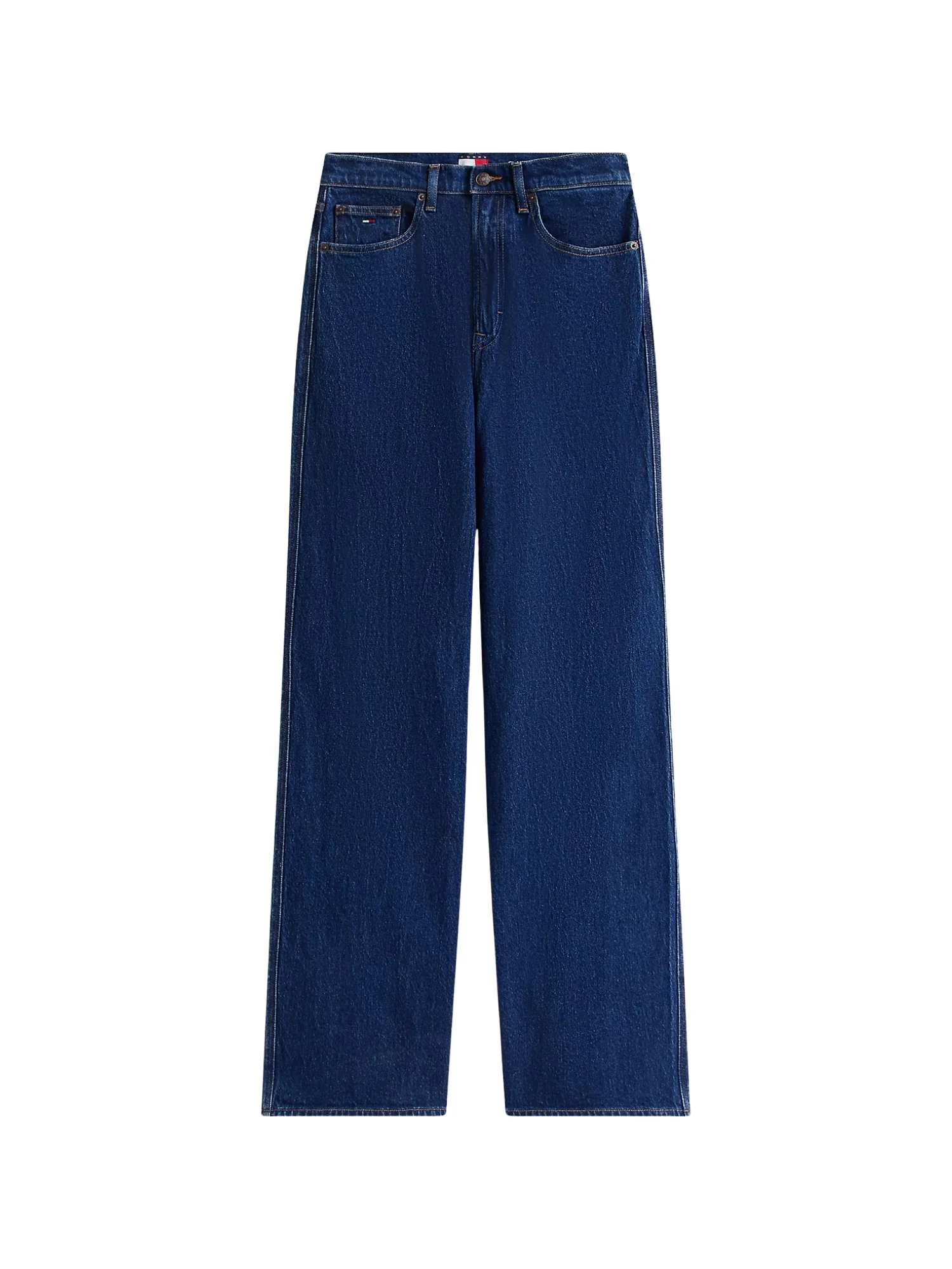 Pantalone Tommy Jeans modello claire hr wide denim scuro - Image 4