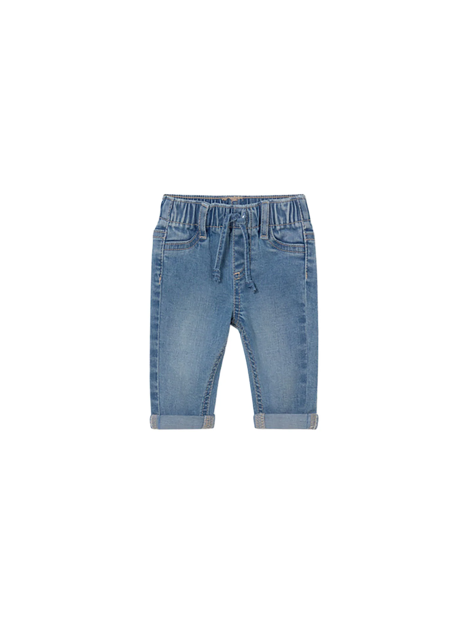 Jeans Mayoral Neonato con coulisse denim chiaro