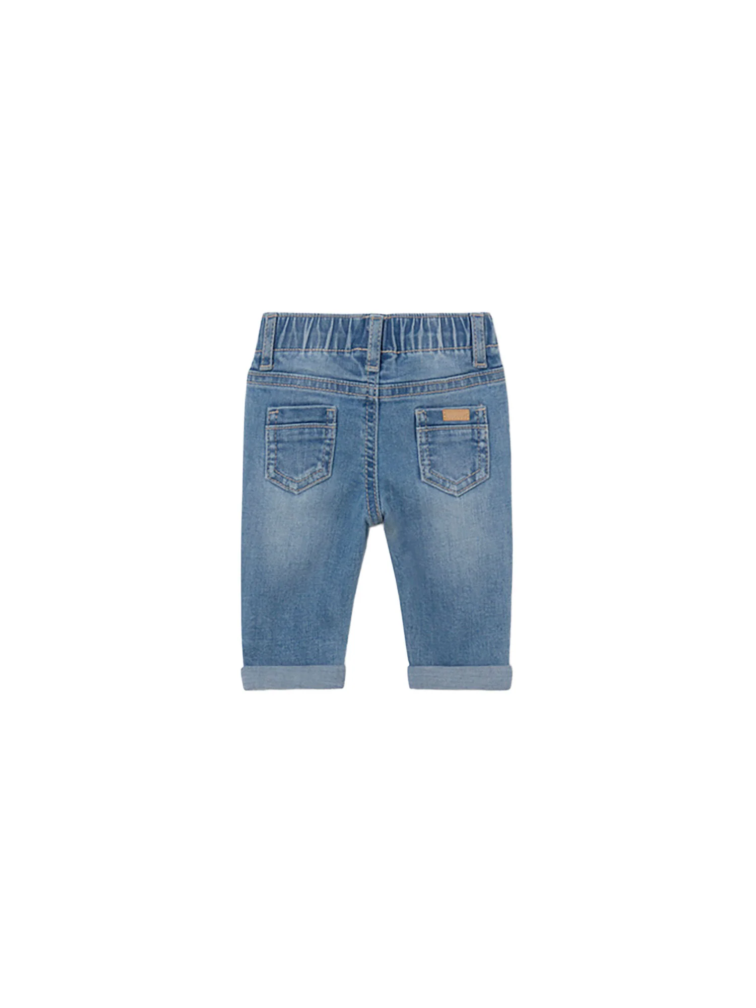 Jeans Mayoral Neonato con coulisse denim chiaro - Image 2