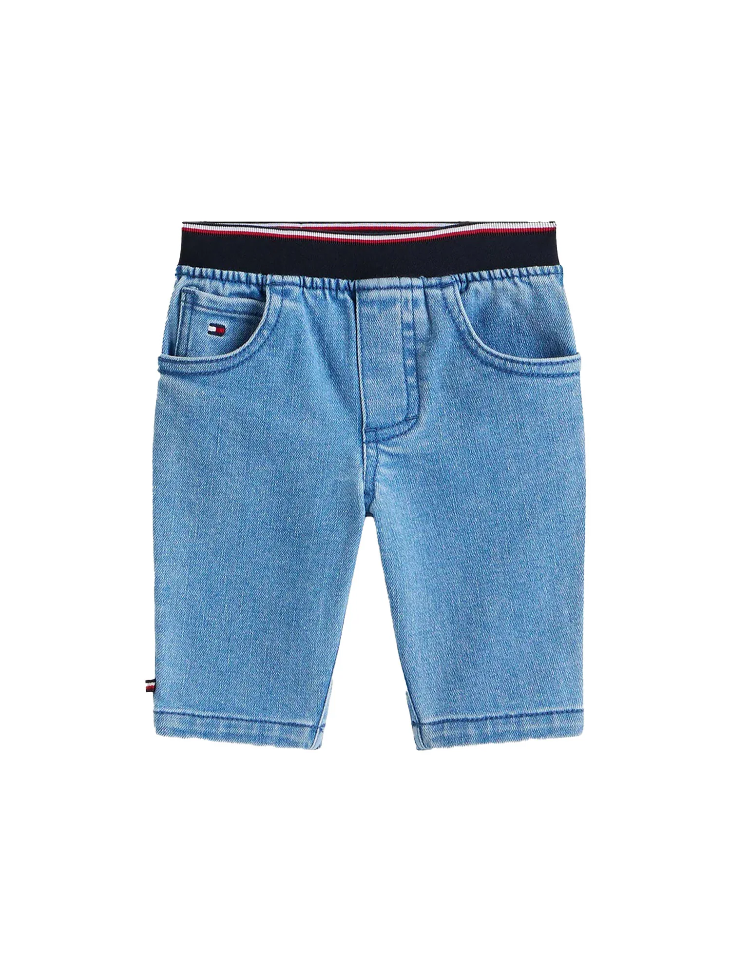 Jeans Tommy Hilfigher Neonato elastico in vita denim medio