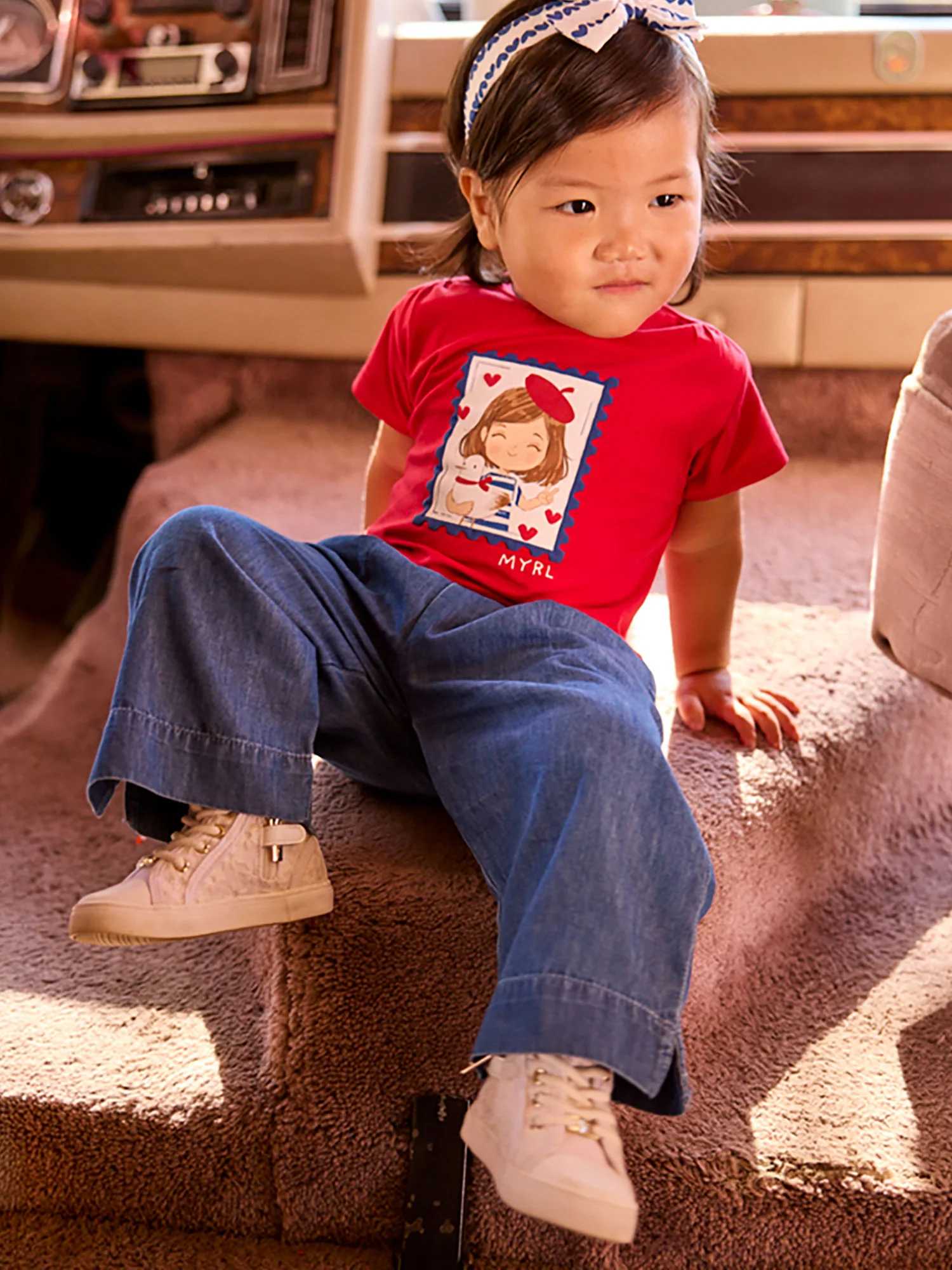 Jeans Mayoral Bambina con elastico in vita denim scuro - Image 4