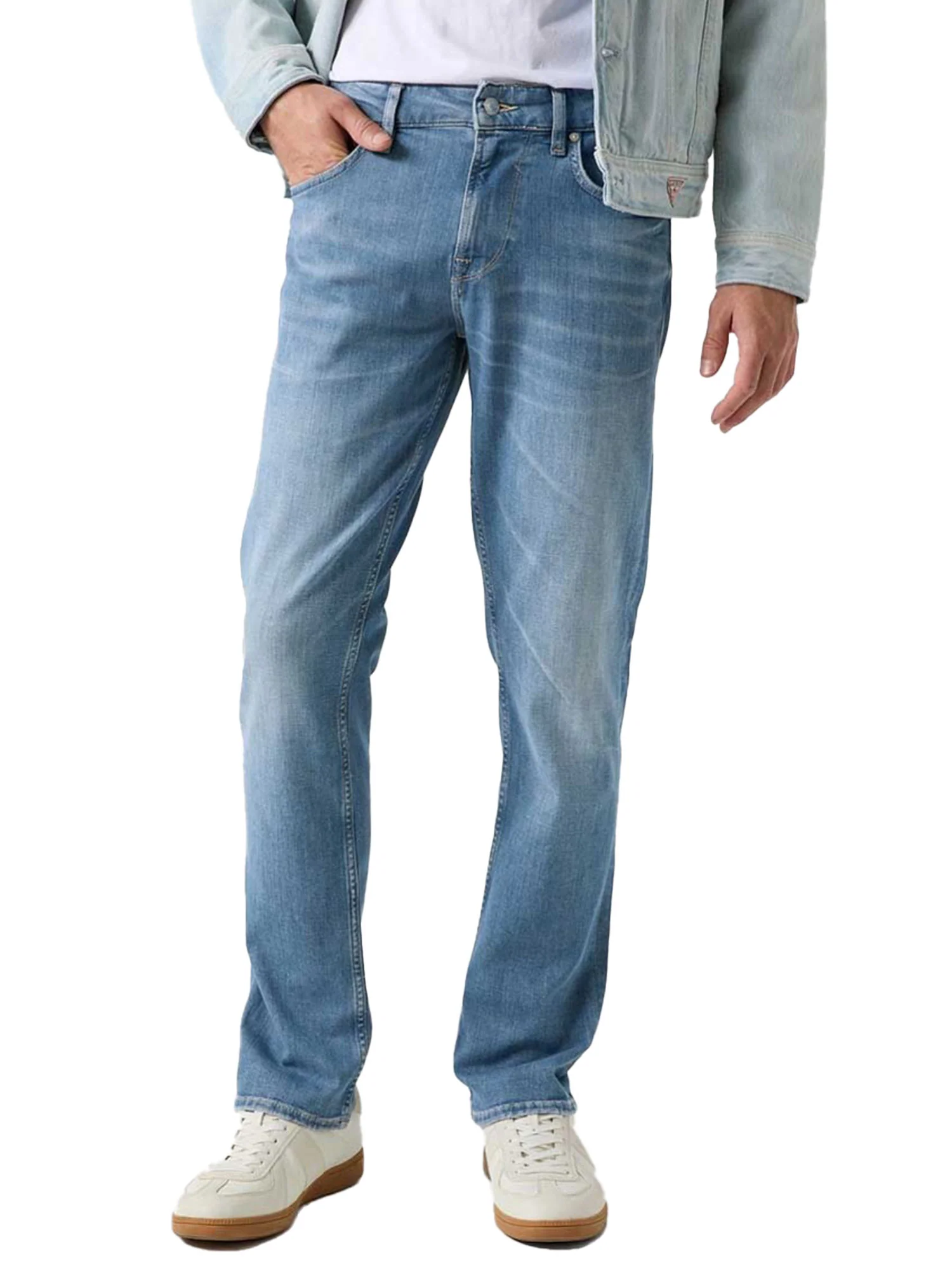Jeans Guess uomo Finnley Stretch denim chiaro