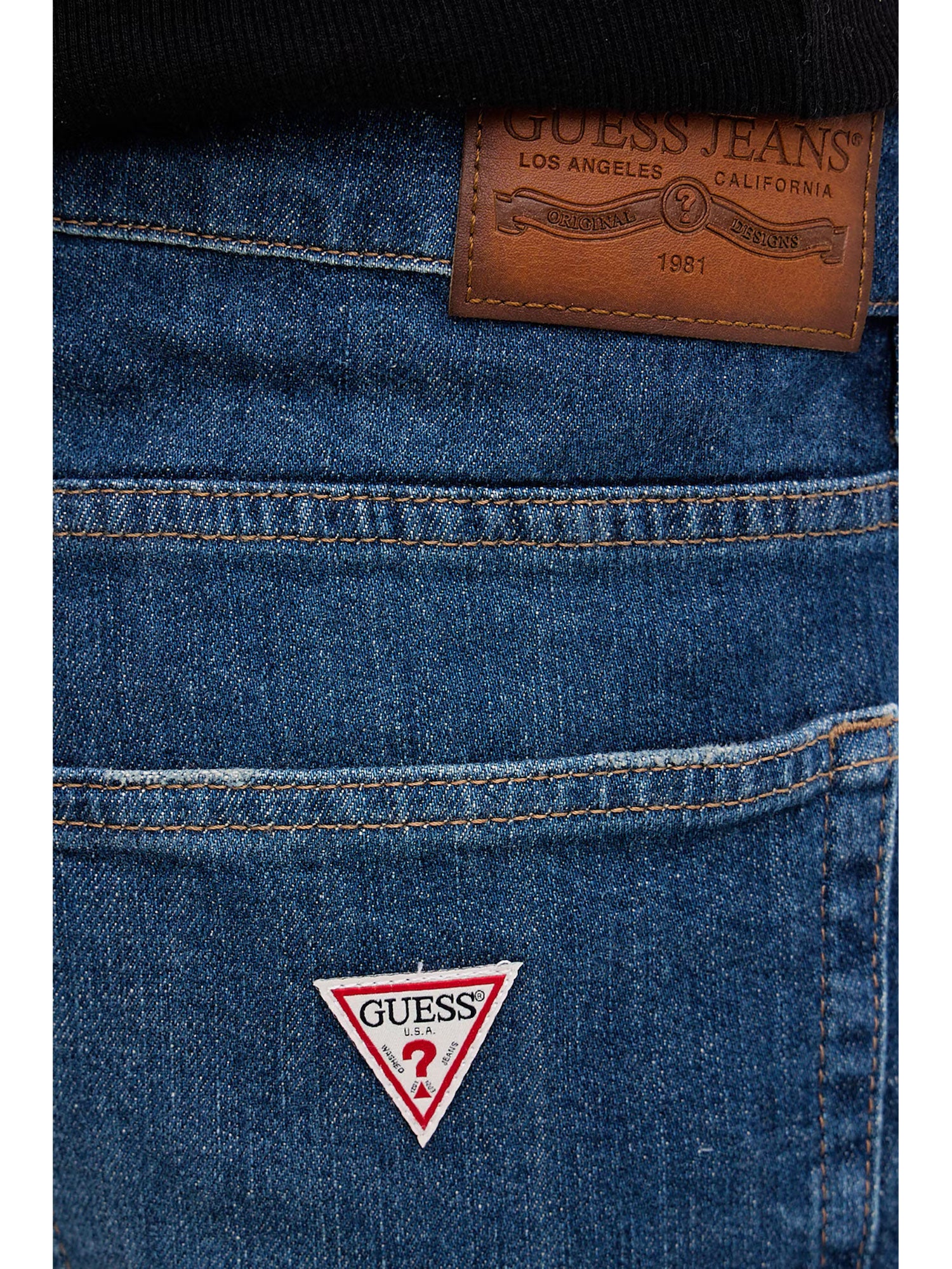 Jeans Guess uomo G15 Relaxed Taper denim scuro - Image 3