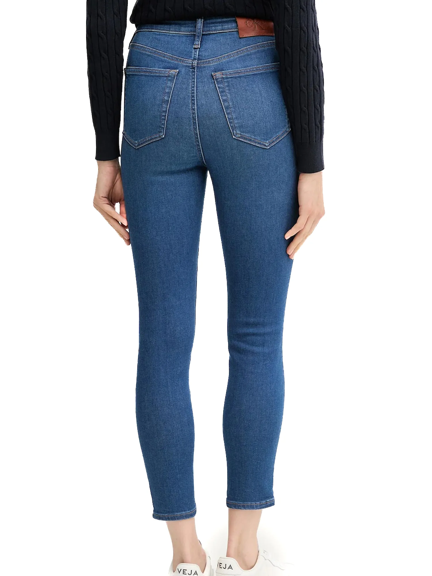 Jeans Calvin Klein Skinny Fit a vita alta denim medio - Image 5