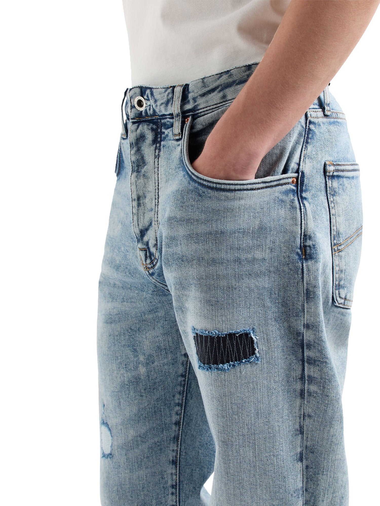 Jeans Armani Exchange Uomo J82 loose tapared denim scuro - Image 3
