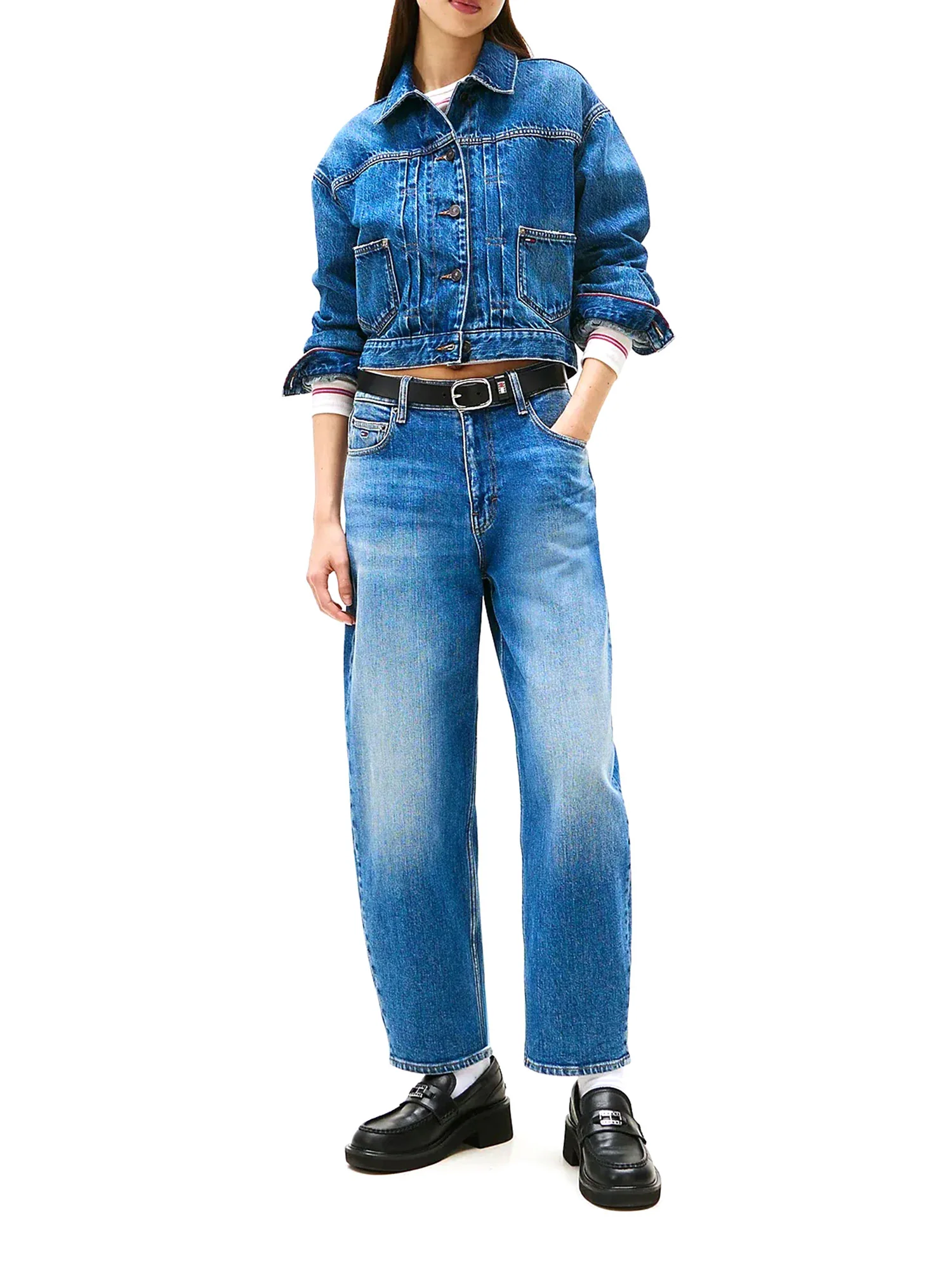 Jeans balloon Tommy Jeans donna denim medio - Image 3