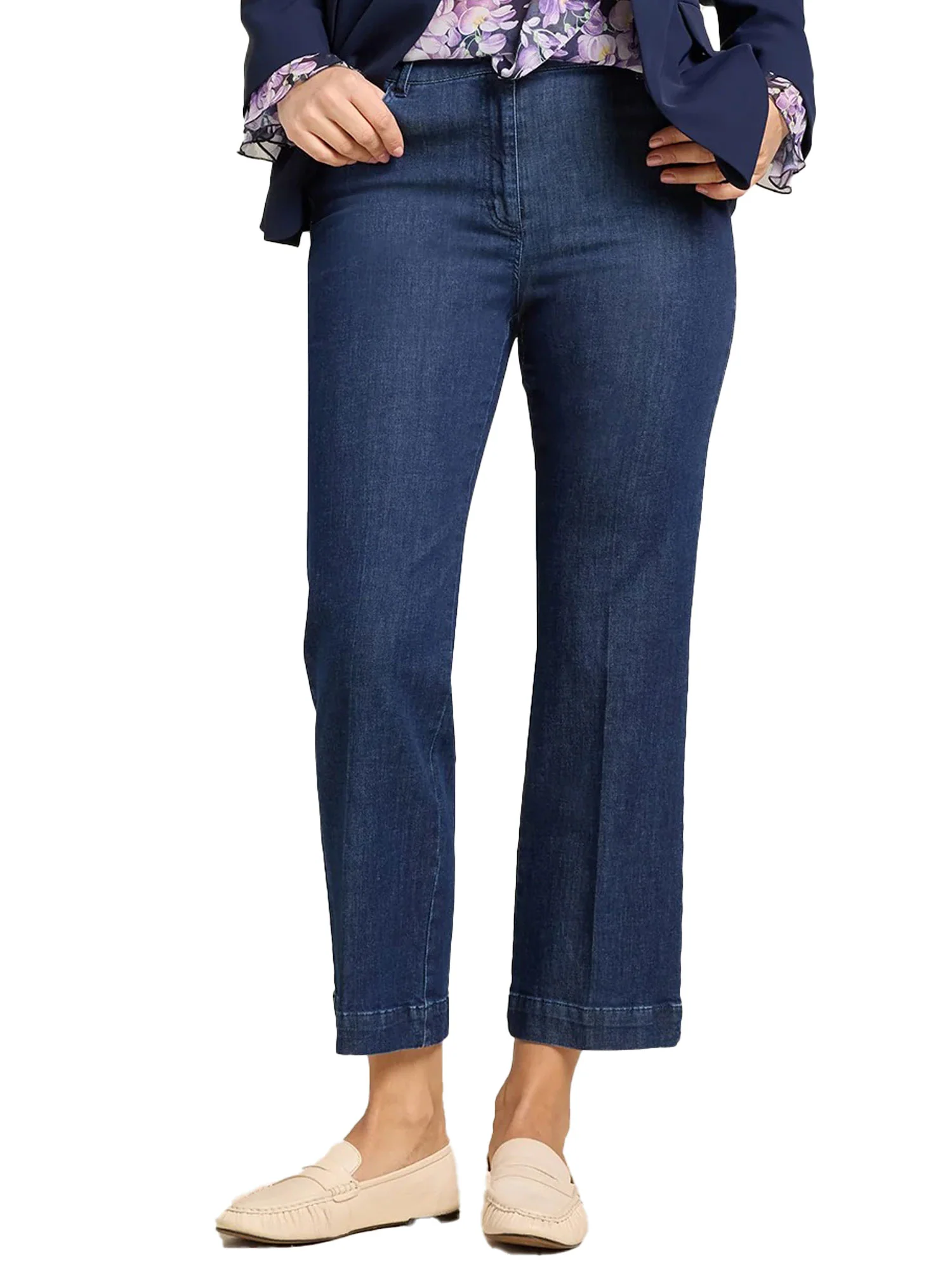 Jeans Luisa Viola Donna nick flare Denim blue