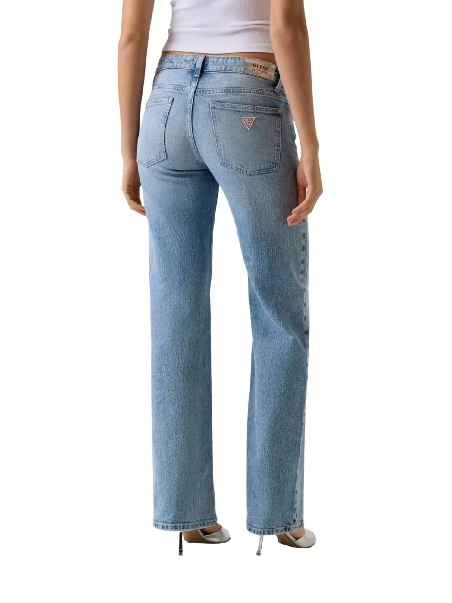Jeans Guess donna modello low rise slouchy denim chiaro - Image 2
