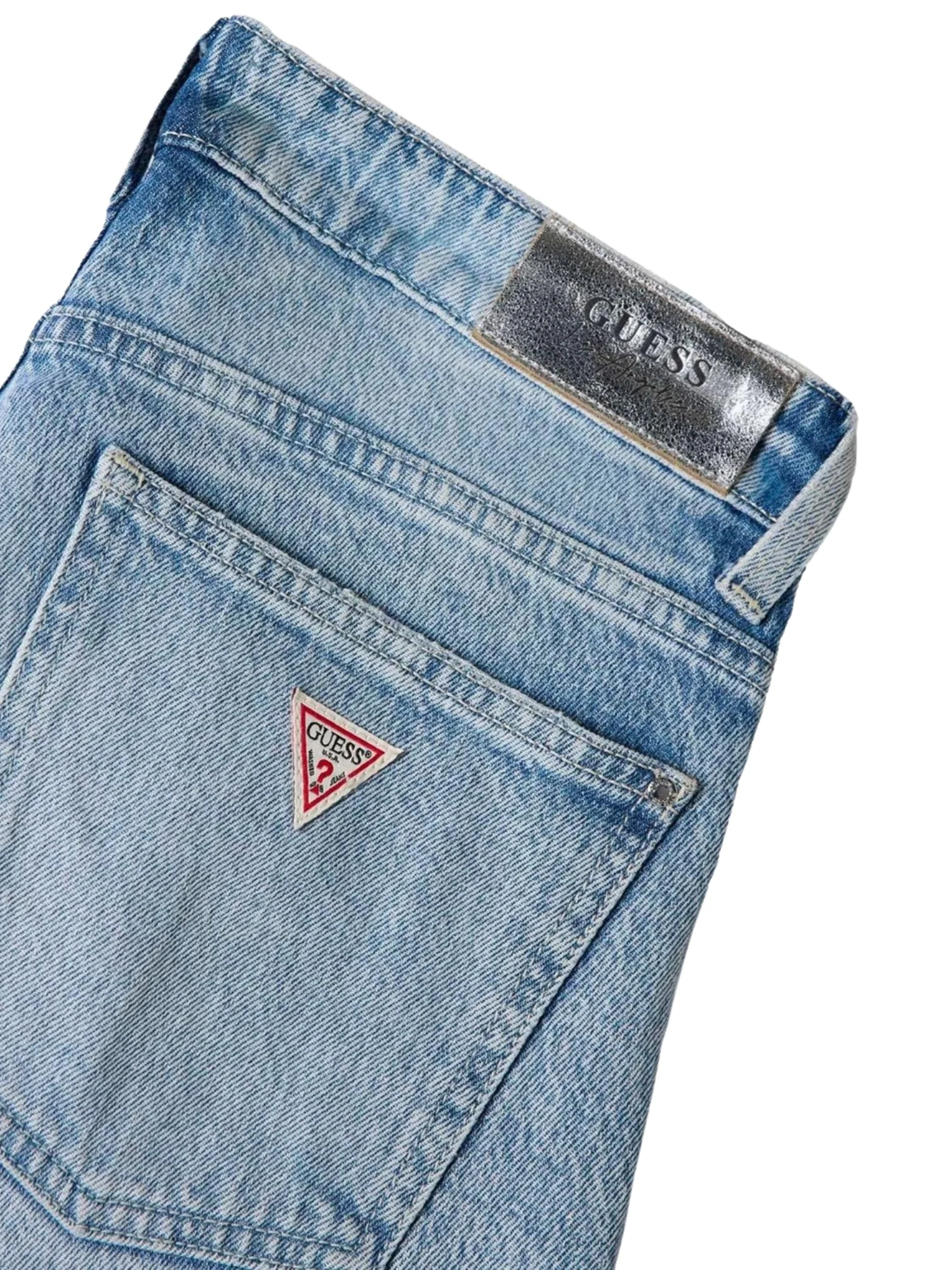 Jeans Guess donna modello low rise slouchy denim chiaro - Image 3