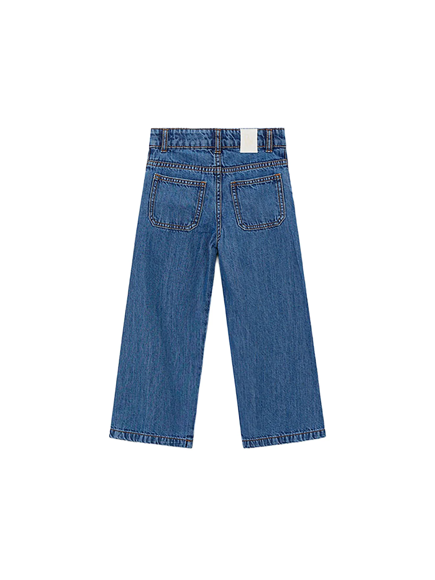 Jeans lungo Mayoral Bambina wide leg denim scuro - Image 2
