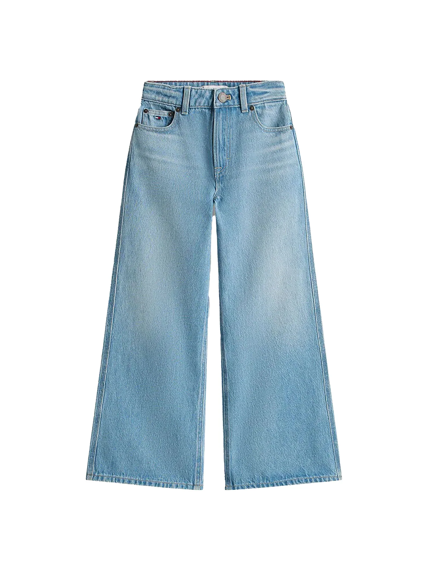 Jeans Tommy Hilfigher Ragazza mabel wide leg denim medio