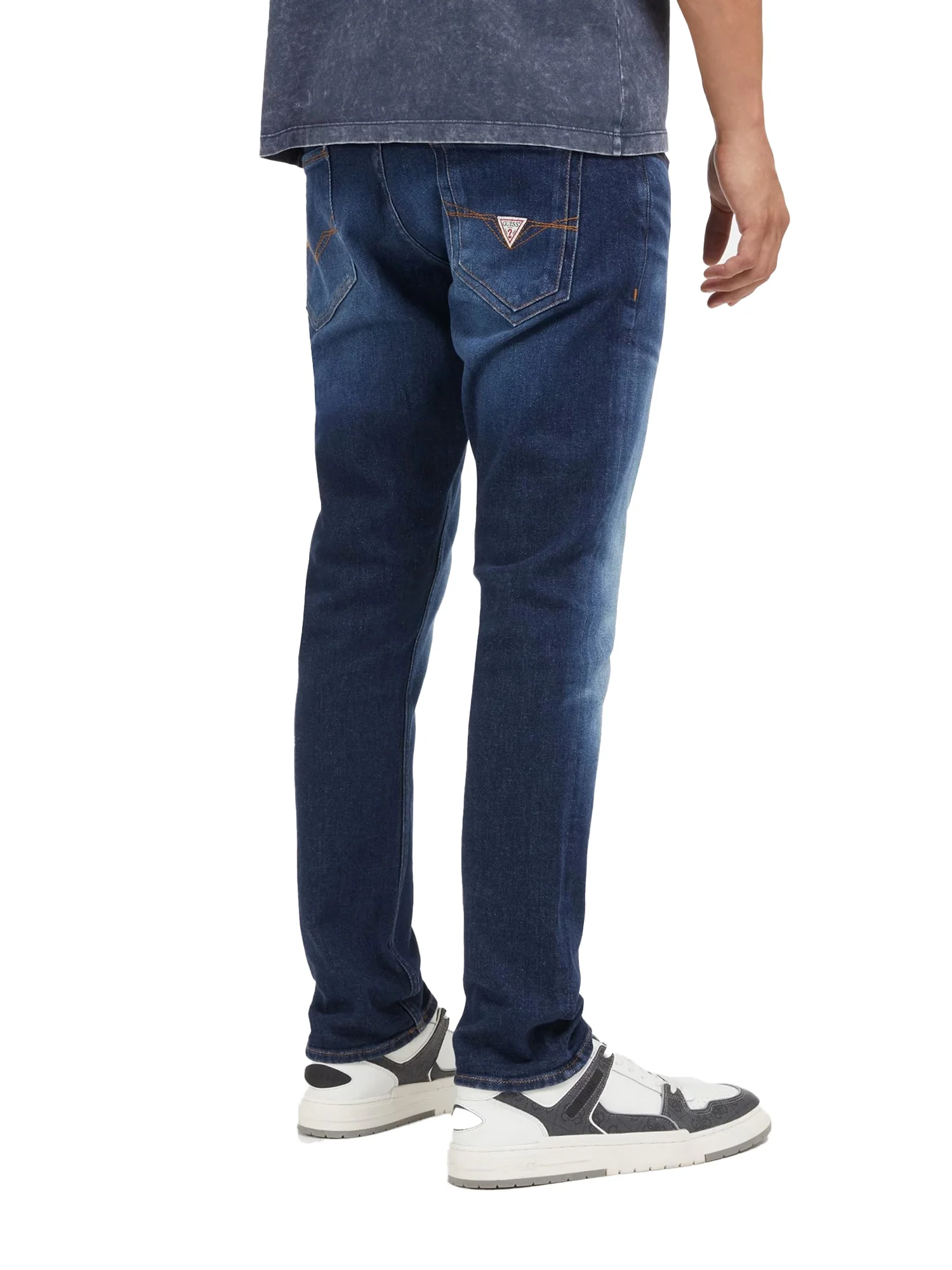 Jeans Miami modello elasticizzato in denim scuro - Image 2