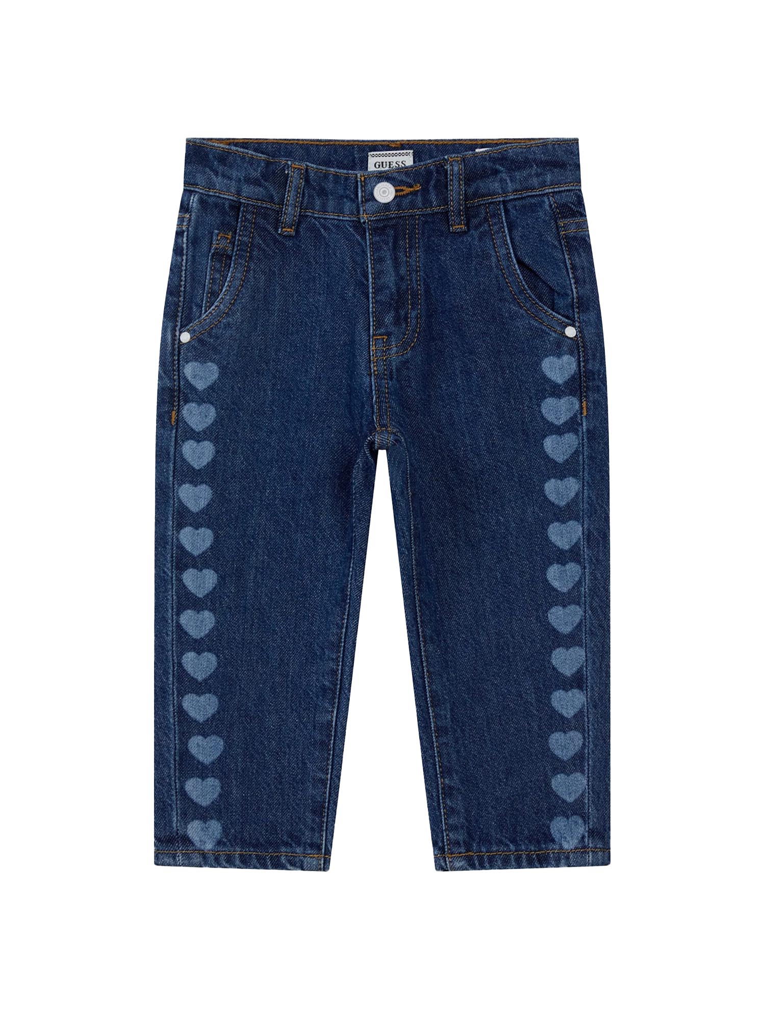 Jeans Guess Neonata mom fit hearts denim medio