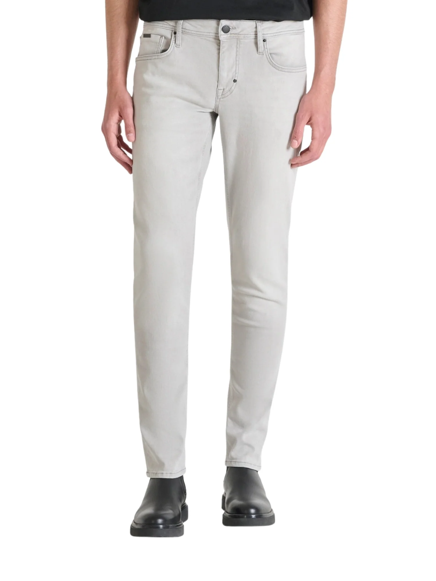 Jeans Antony Morato uomo modello Ozzy tapered fit denim grey