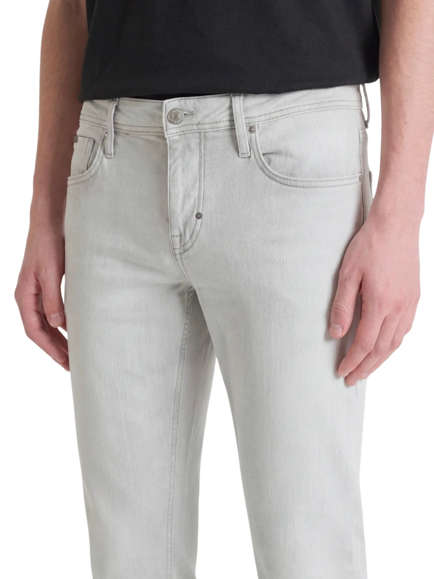 Jeans Antony Morato uomo modello Ozzy tapered fit denim grey - Image 3